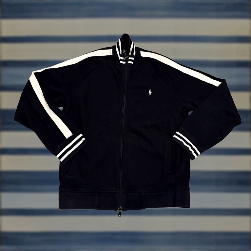 Polo Ralph Lauren Polo Ralph Lauren Jacket Full Zip Navy Blue Pony Mens L Blue Size US L / EU 52-54 / 3 - 1 Thumbnail