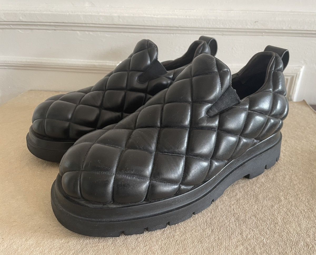 靴 Bottega Veneta Leather Shoes $730 Bottega Veneta Men's Black Leather Woven Lace Up