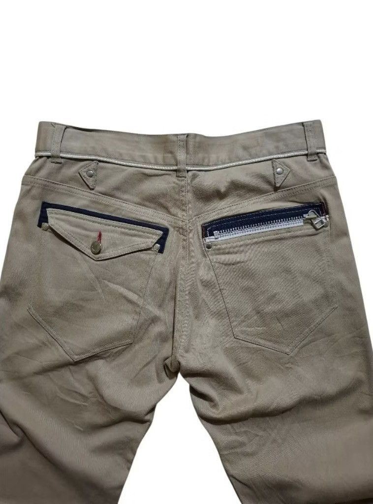 semanticdesign Semantic Design Khaki Chinos Pants Unique Zipper Pockets Size US 32 / EU 48 - 6 Thumbnail