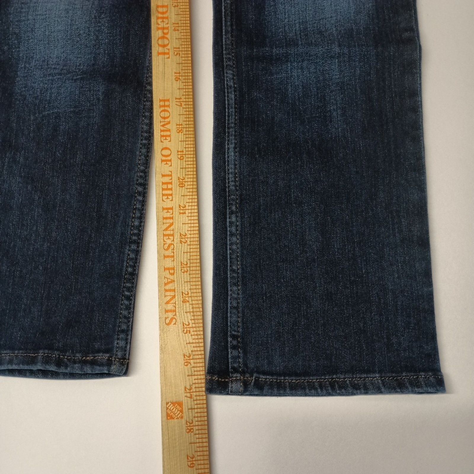 Lee Lee Straight Jeans Women's 8 Short Size 31x27 Blue Mid Rise Size 30" / US 8 / IT 44 - 4 Thumbnail