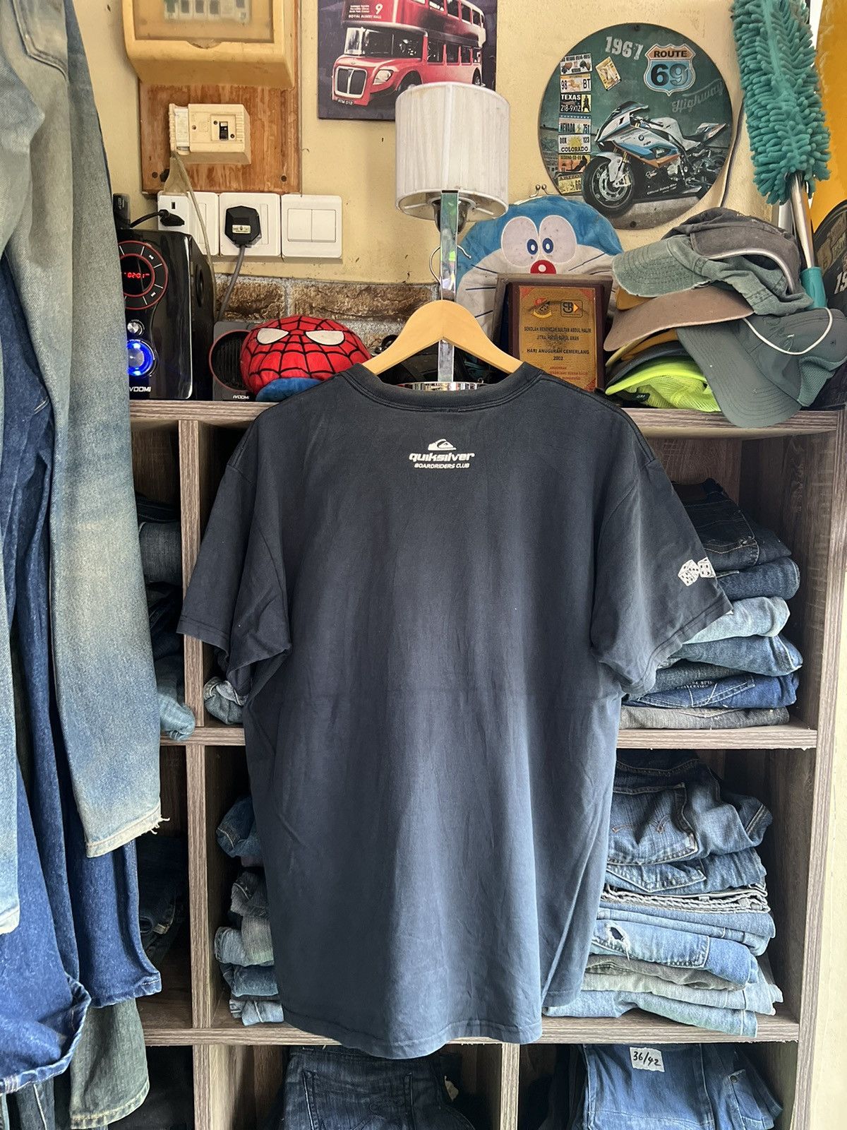 Quiksilver 🔥Made in Usa Vintage Quiksilver LV Tee Size US L / EU 52-54 / 3 - 3 Thumbnail