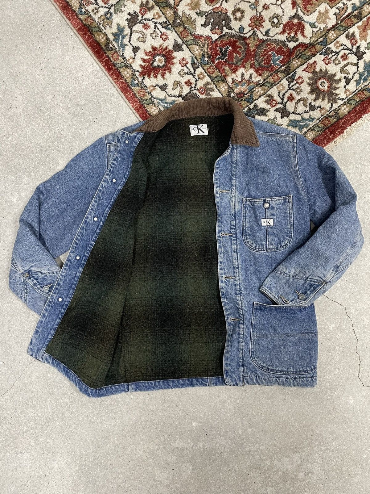 Calvin Klein × Vintage Vintage Calvin Klein denim jacket jeans coach Size US L / EU 52-54 / 3 - 5 Thumbnail
