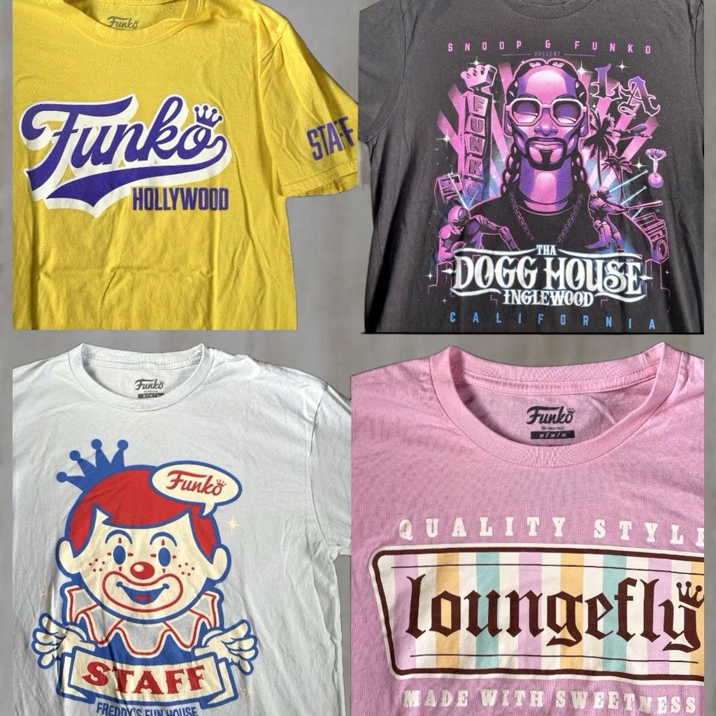 Vintage Funko Shirt Lot Men’s Medium Loungefly Funkoville Snoop Dogg Hollywood Staff (4) Size US M / EU 48-50 / 2 - 1 Thumbnail