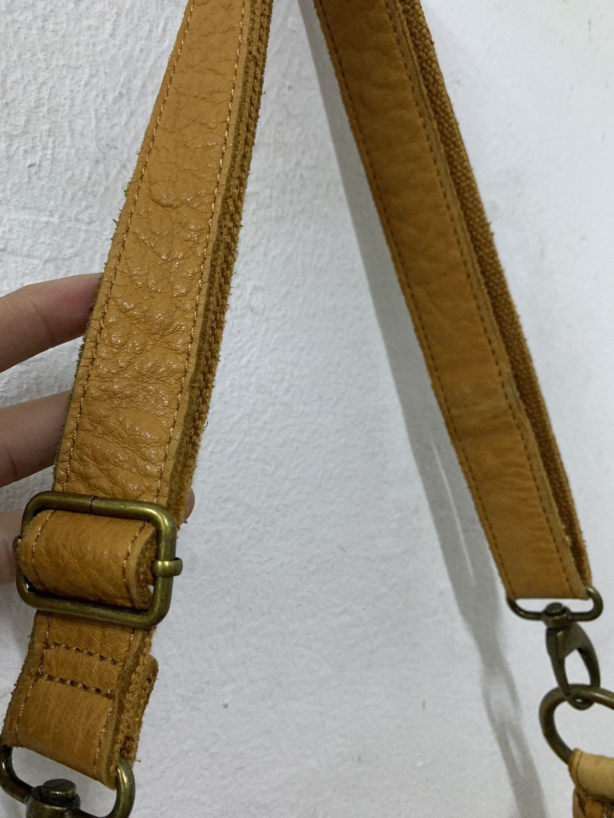 Leather Leather Patches Handbag Kapital Style Size ONE SIZE - 6 Thumbnail