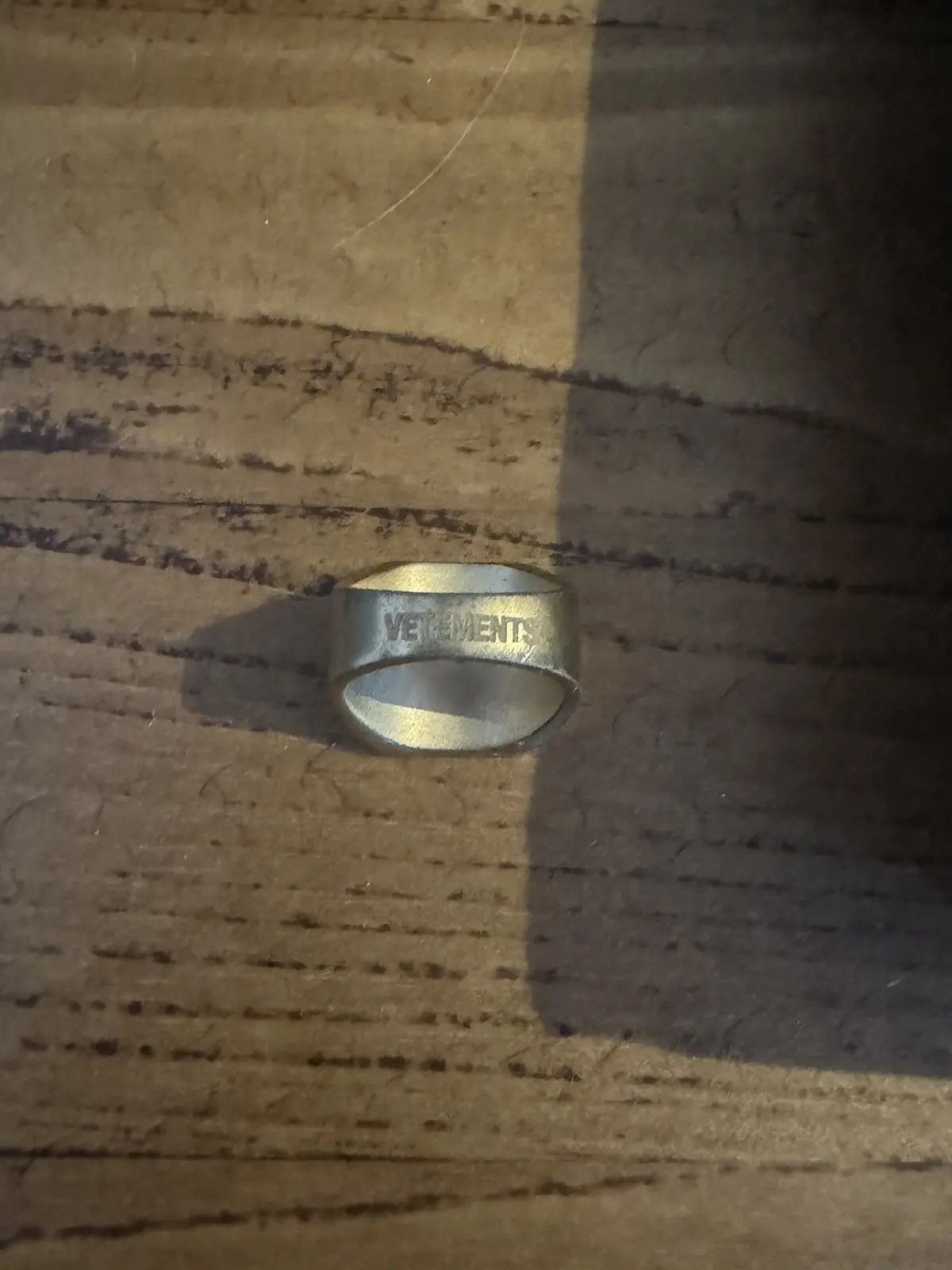 Vetements Vetements Logo Ring Size ONE SIZE - 6 Thumbnail