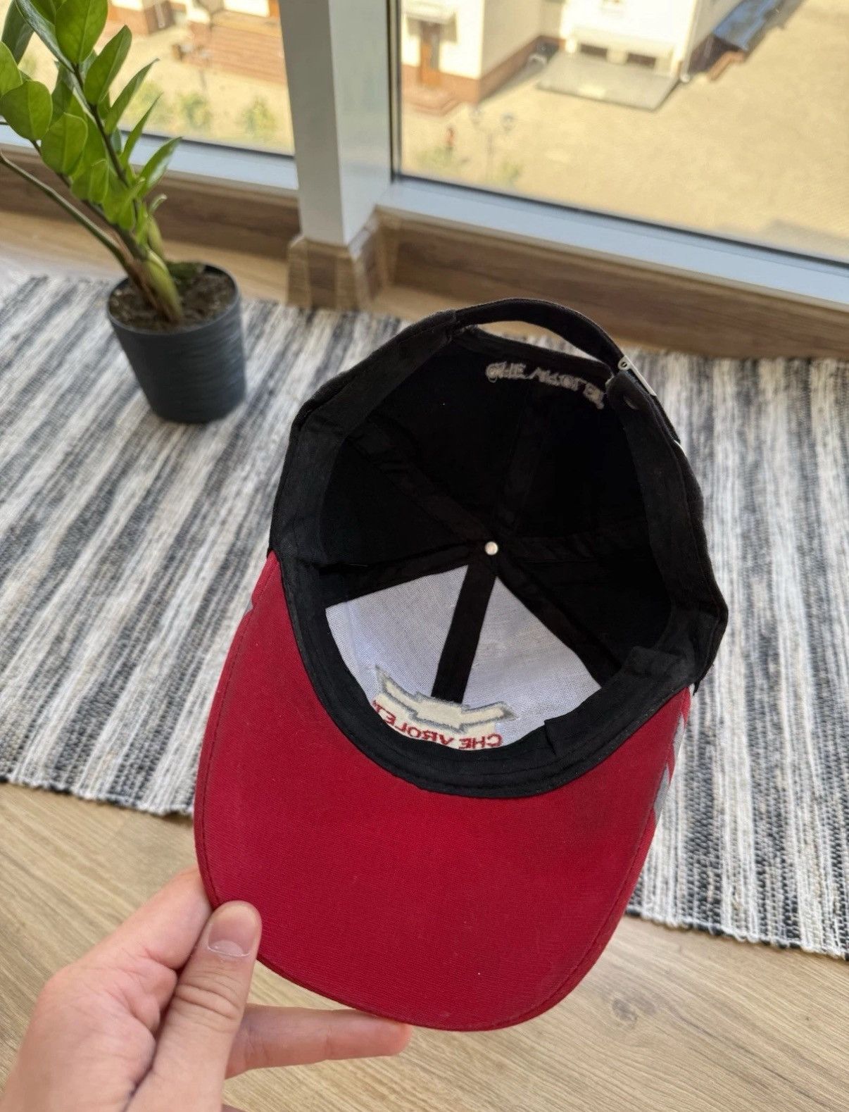 Chevrolet CHEVROLET RACING VINTAGE CAP HAT SNAP BACK BLACK-RED Size ONE SIZE - 6 Thumbnail