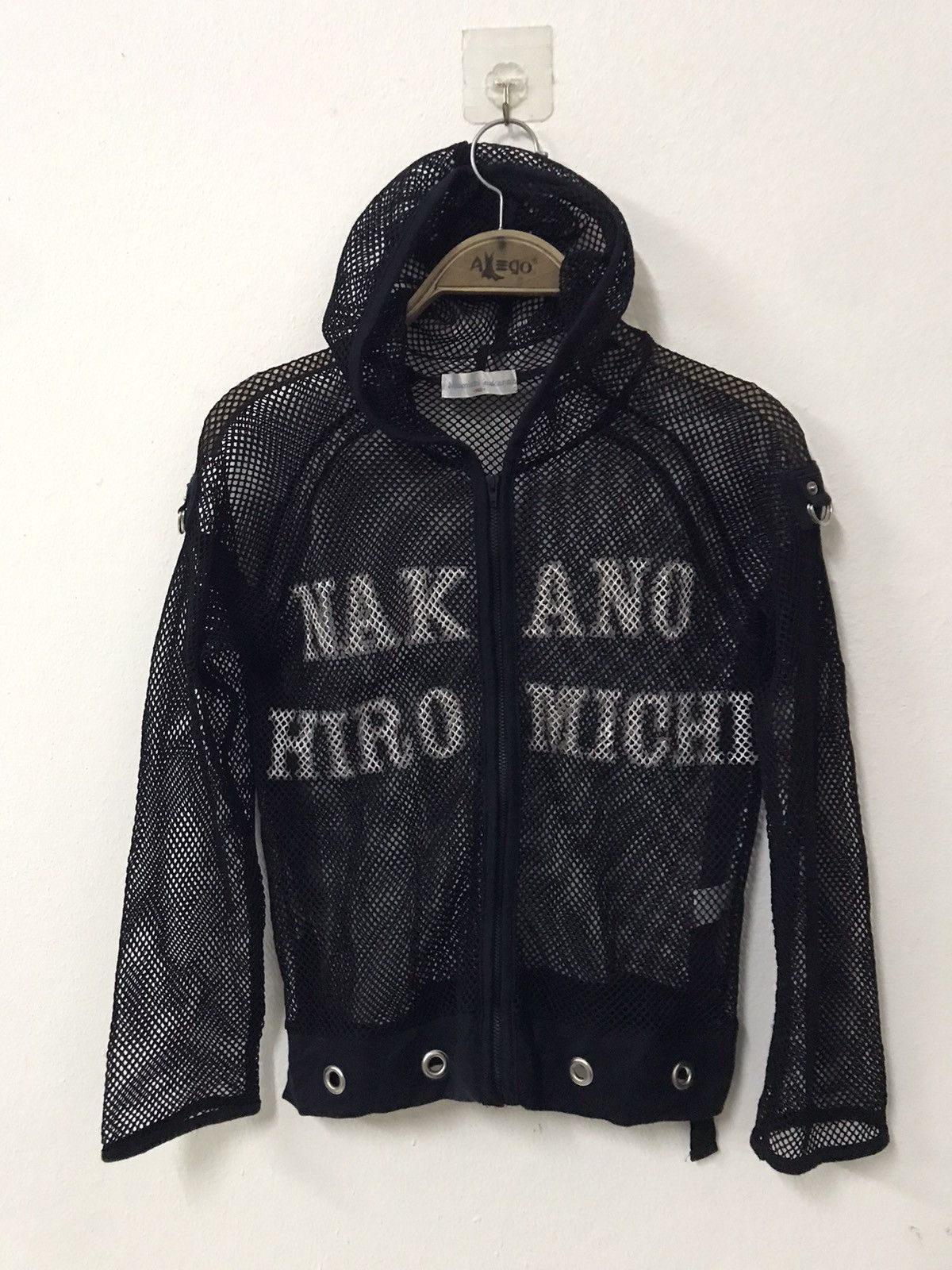 Supercrazy hiromichi nakano mesh hoodie punk style