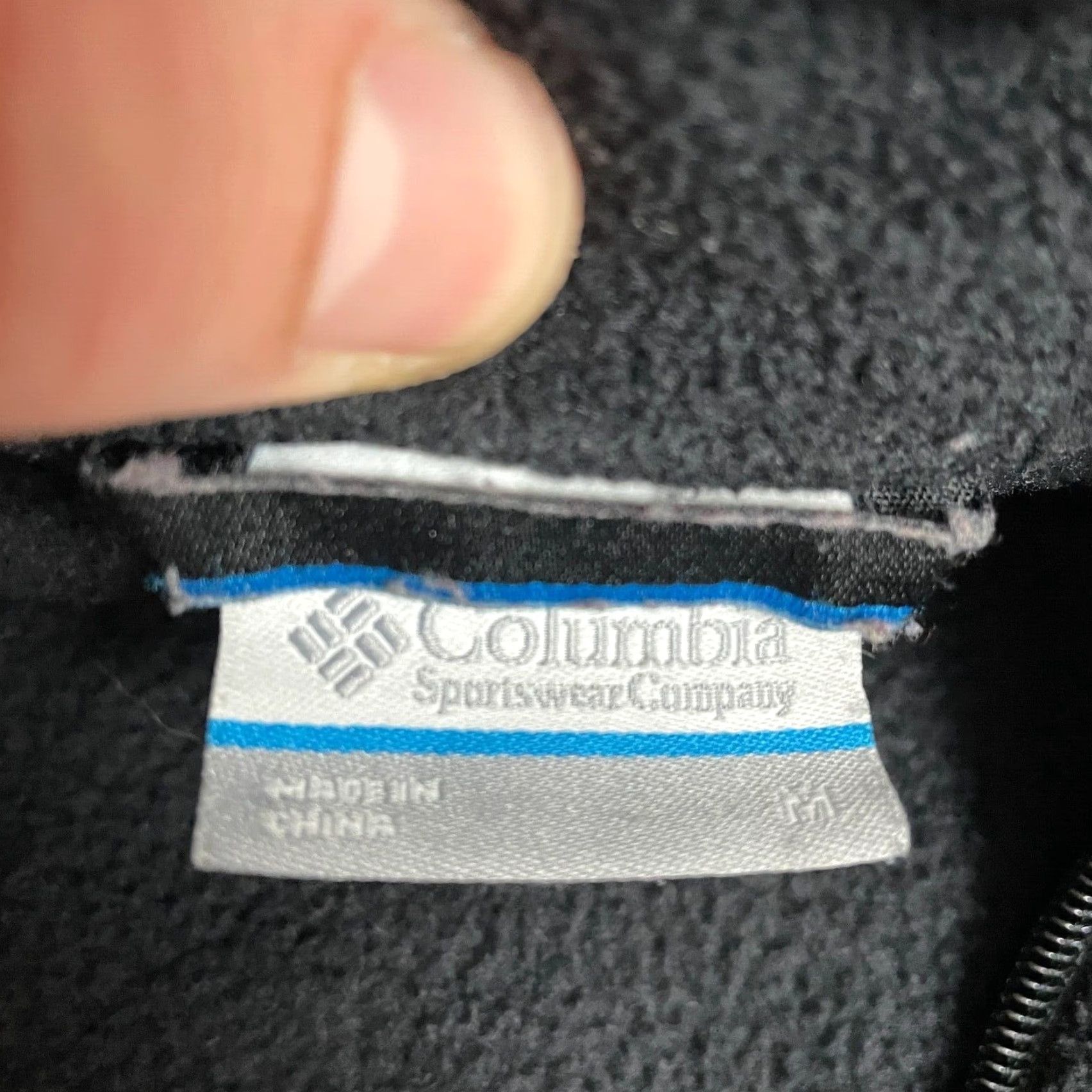 Vintage Columbia Benton Springs Jacket Women M Black Full Zip Pockets Fleece Outdoor Everyday Size M / US 6-8 / IT 42-44 - 6 Thumbnail