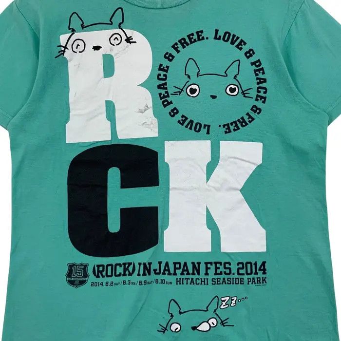 Vintage MY NEIGHBOR TOTORO x ROCKIN ON Japan Tee Shirt Size M / US 6-8 / IT 42-44 - 2 Thumbnail