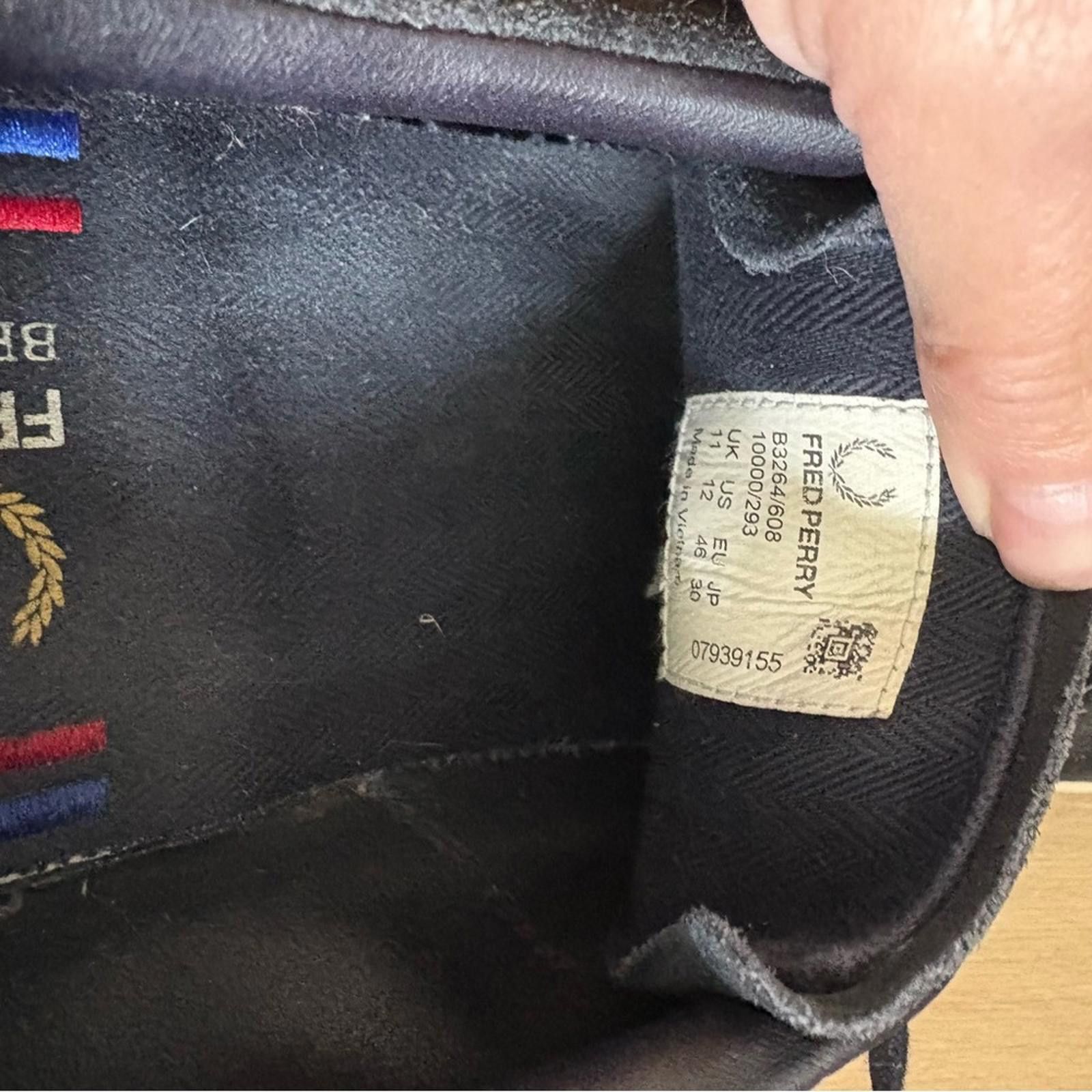 Fred Perry Fred Perry Men’s Blk Suede Sneakers Bradley Wiggins Collab Size US 12 / EU 45 - 5 Thumbnail
