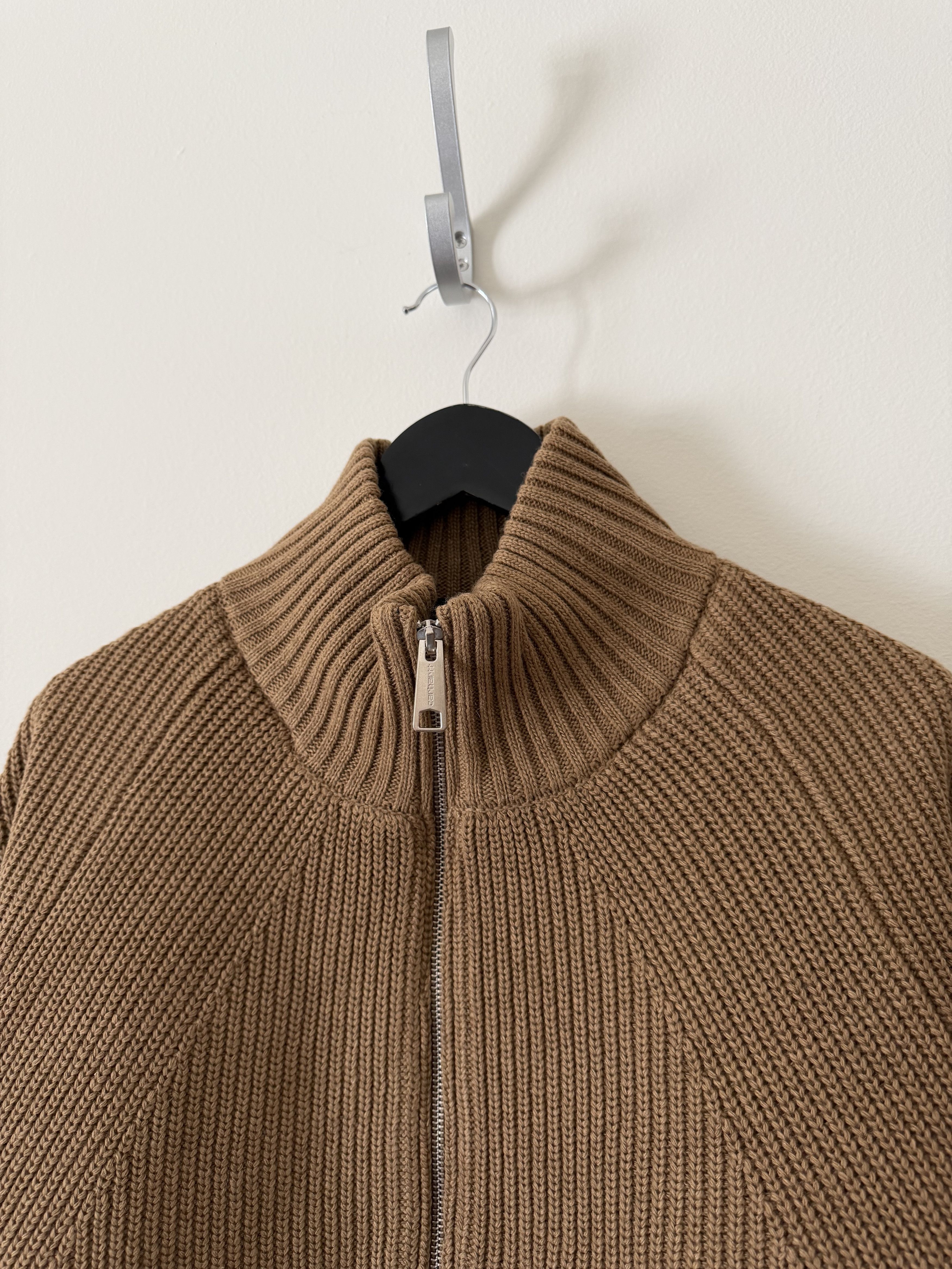 Carhartt Wip Carhartt WIP Banley Sweater Jacket in Peanut Brown Size US XL / EU 56 / 4 - 2 Thumbnail