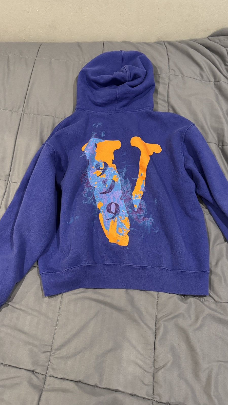 Juice Wrld x Vlone 999 スウェット パーカー パープル Juice Wrld Vlone Purple Hoodie | Grailed
