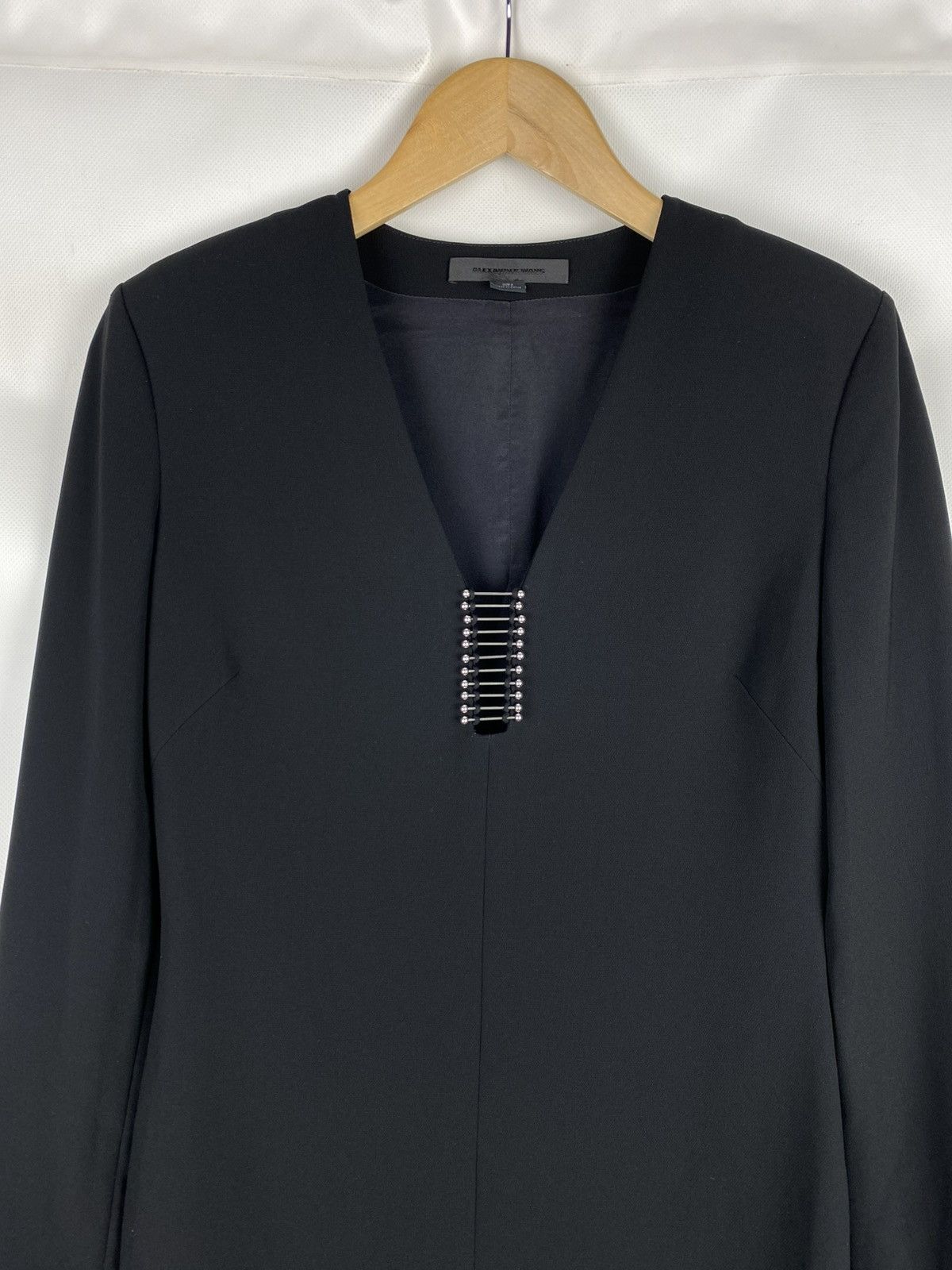 Alexander Wang Alexander Wang ladies long sleeve V-neck Dress size 6 Size M / US 6-8 / IT 42-44 - 4 Thumbnail
