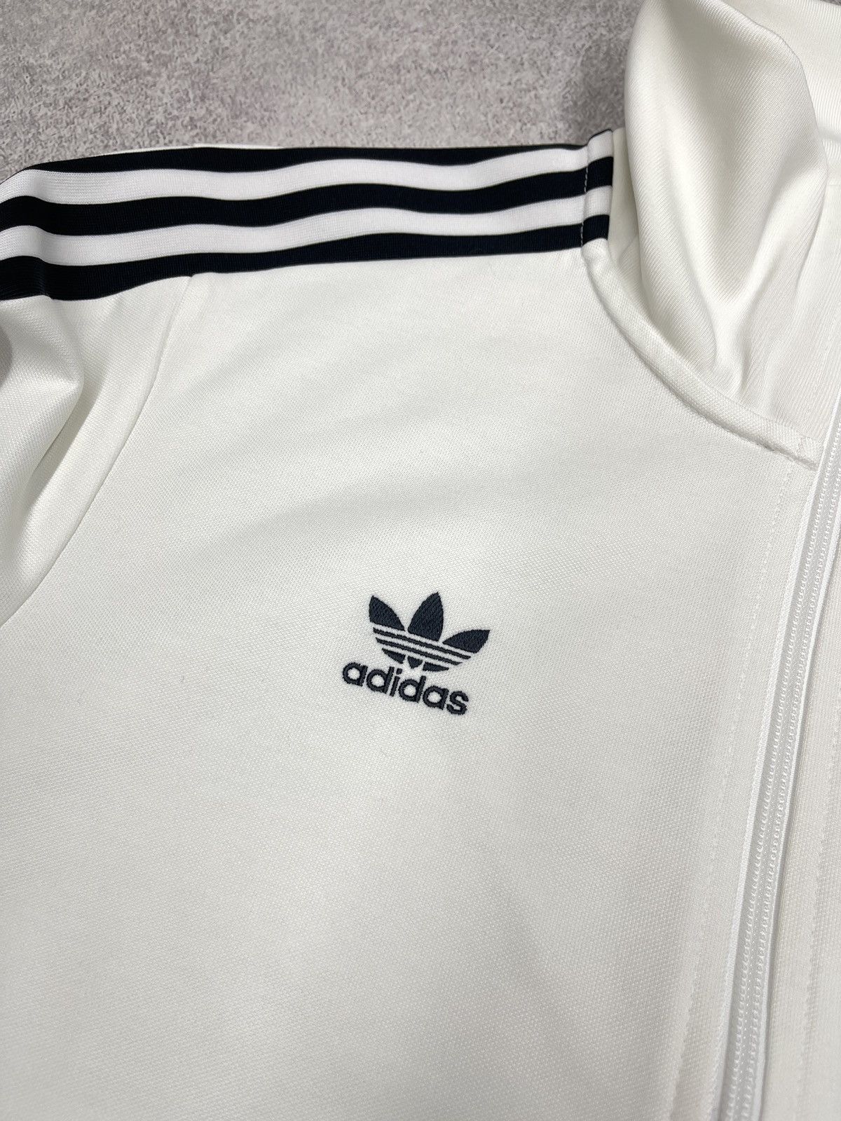 Adidas Mens Adidas Juventus Backenbauer Track Jacket White Size US M / EU 48-50 / 2 - 5 Thumbnail