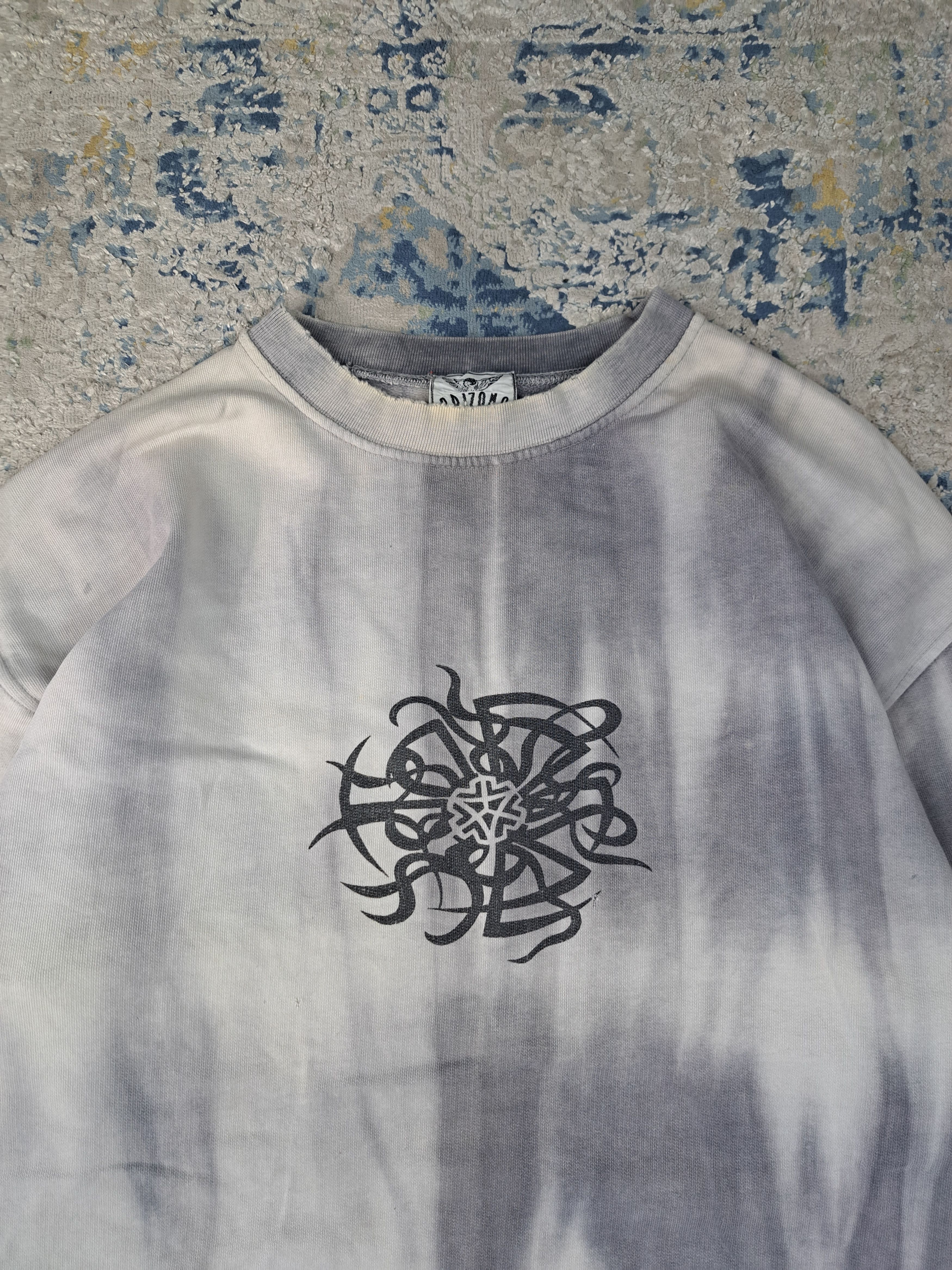Vintage VTG 90s Gabber Techno Sweatshirt Like Thunderdome Aphex Twin Size US XL / EU 56 / 4 - 4 Thumbnail