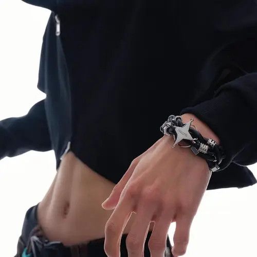 Other Star Retro Bracelet Y2K Punk Chain Gotch Bracelets Chains Size ONE SIZE - 2 Thumbnail