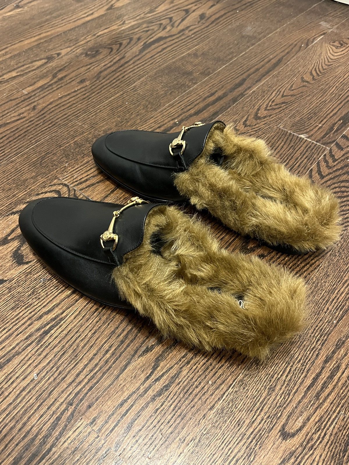 Roberto Cavalli Roberto Cavalli Faux Fur Mule Slippers (unisex) Size US 11.5 / EU 44-45 - 12 Thumbnail
