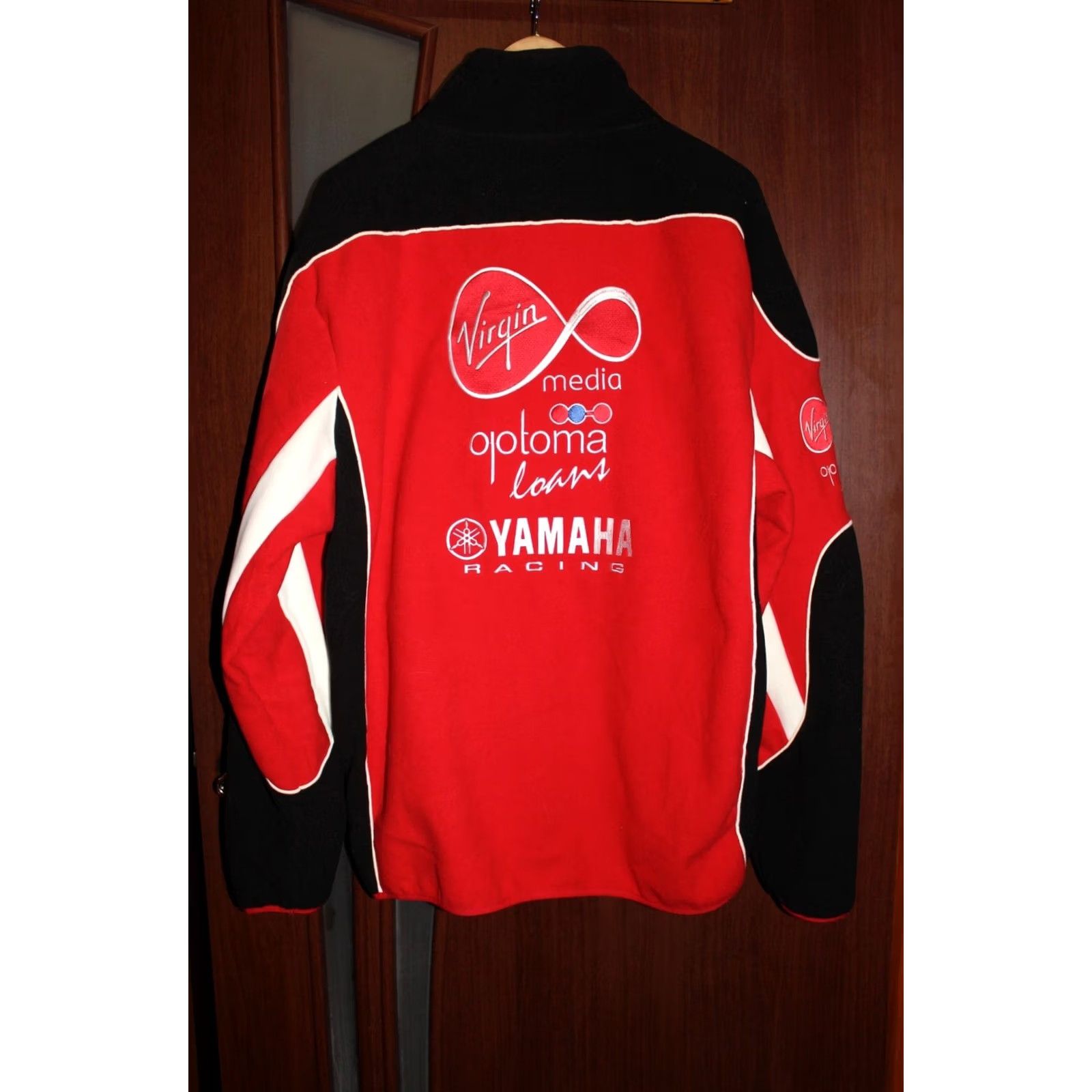 Yamaha VINTAGE Yamaha Racing Team Red Fleece Jacket Size US XXL / EU 58 / 5 - 6 Thumbnail