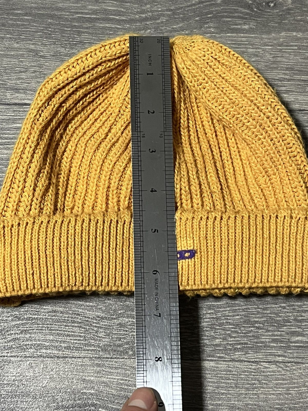 Diesel × Japanese Brand DIESEL Big Logo “D” Knitted Beanie Hat Y2K Japanese Size ONE SIZE - 12 Thumbnail