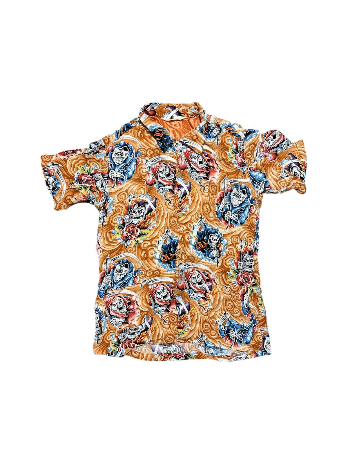 Hysteric Glamour 90s Hysteric Glamour “Death Aloha” Button Up Shirt Size US M / EU 48-50 / 2 - 1 Thumbnail