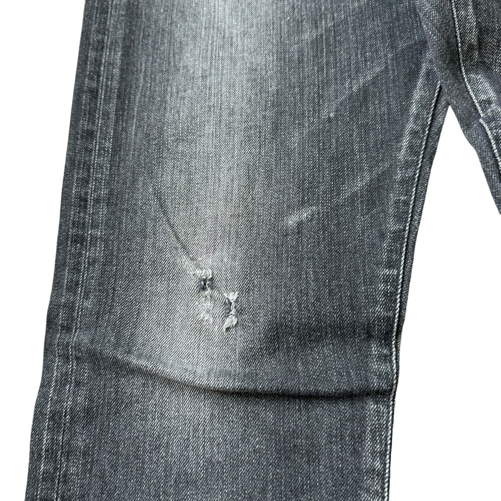 John Elliott John Elliott Distressed Washed Black Jeans Size US 29 - 6 Thumbnail