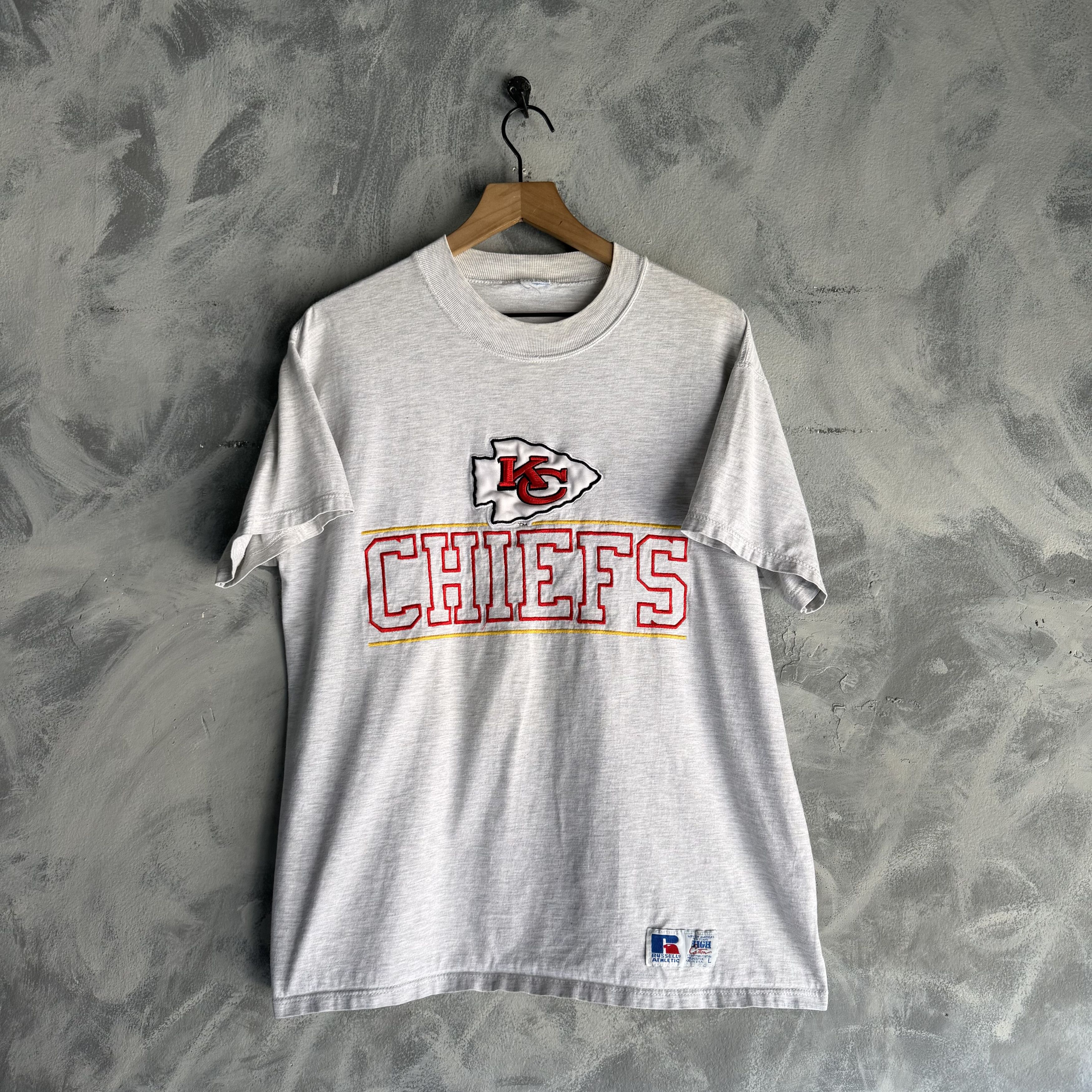 Russell Athletic Vtg Kansas City Chiefs T-Shirt Russell Athletic Made USA Size US L / EU 52-54 / 3 - 1 Thumbnail