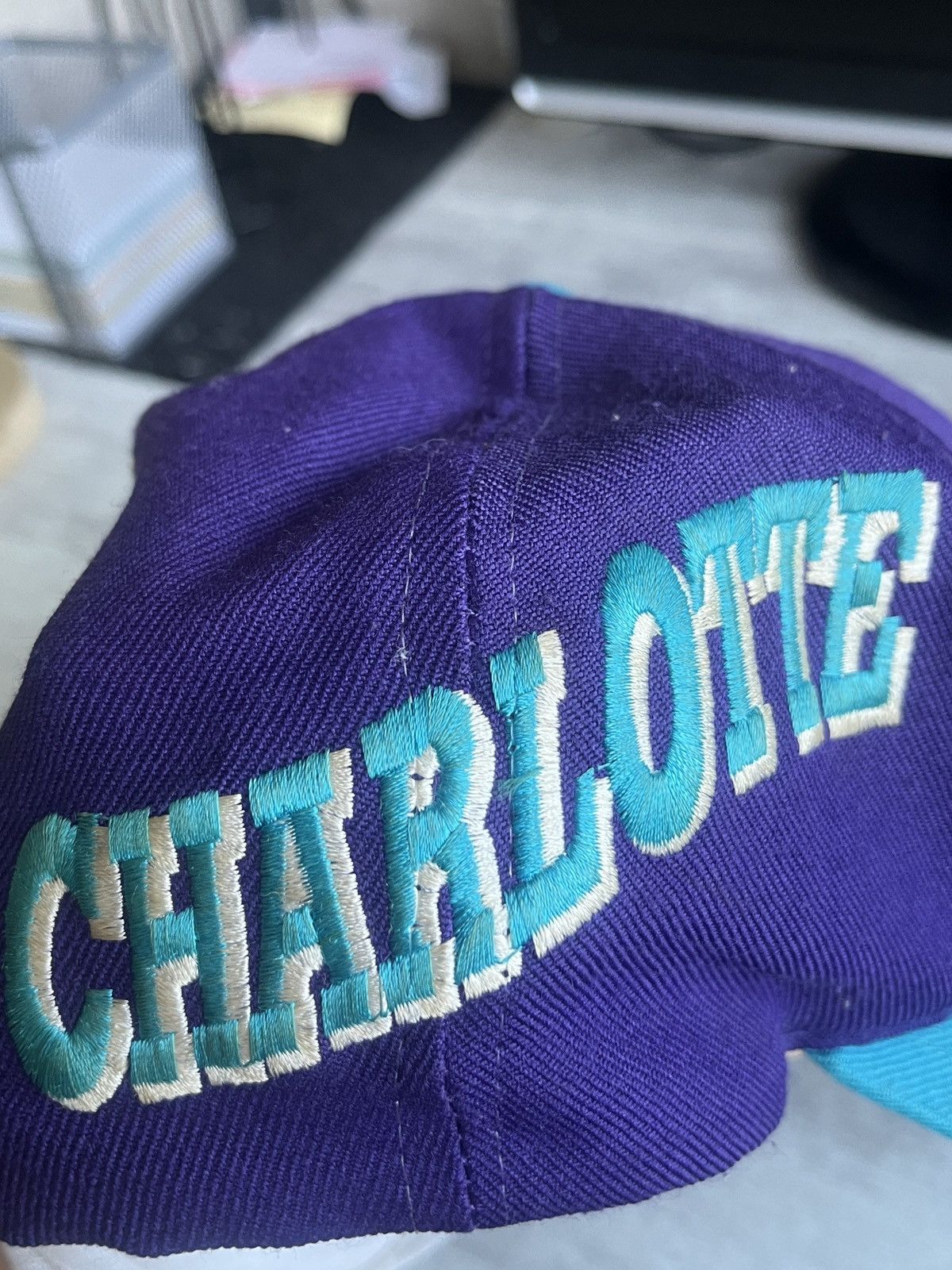 NBA × Vintage Charlotte Hornets Vintage NBA Cap Size ONE SIZE - 2 Thumbnail