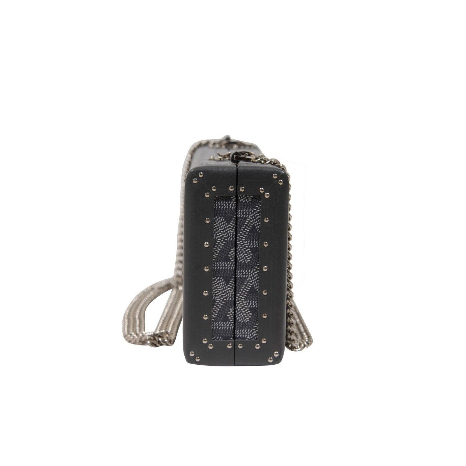 Goyard Saint Honore Trunk Bag Leather Gray Shoulder Rectangle Size ONE SIZE - 8 Thumbnail