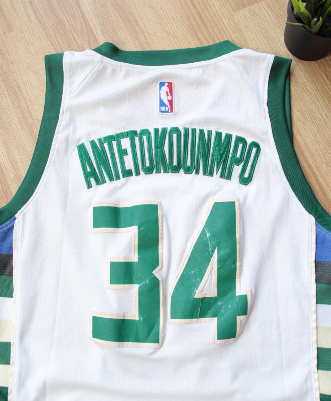 NBA 🔥 #34 Antetokounmpo NBA Milwaukee Vintage Tank Jersey Shirt Size US M / EU 48-50 / 2 - 3 Thumbnail