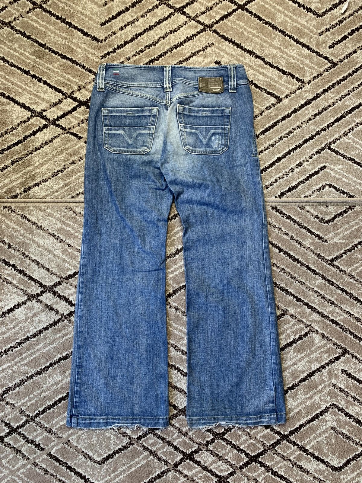 Diesel Y2K Lambry Flare Denim Jeans Pants