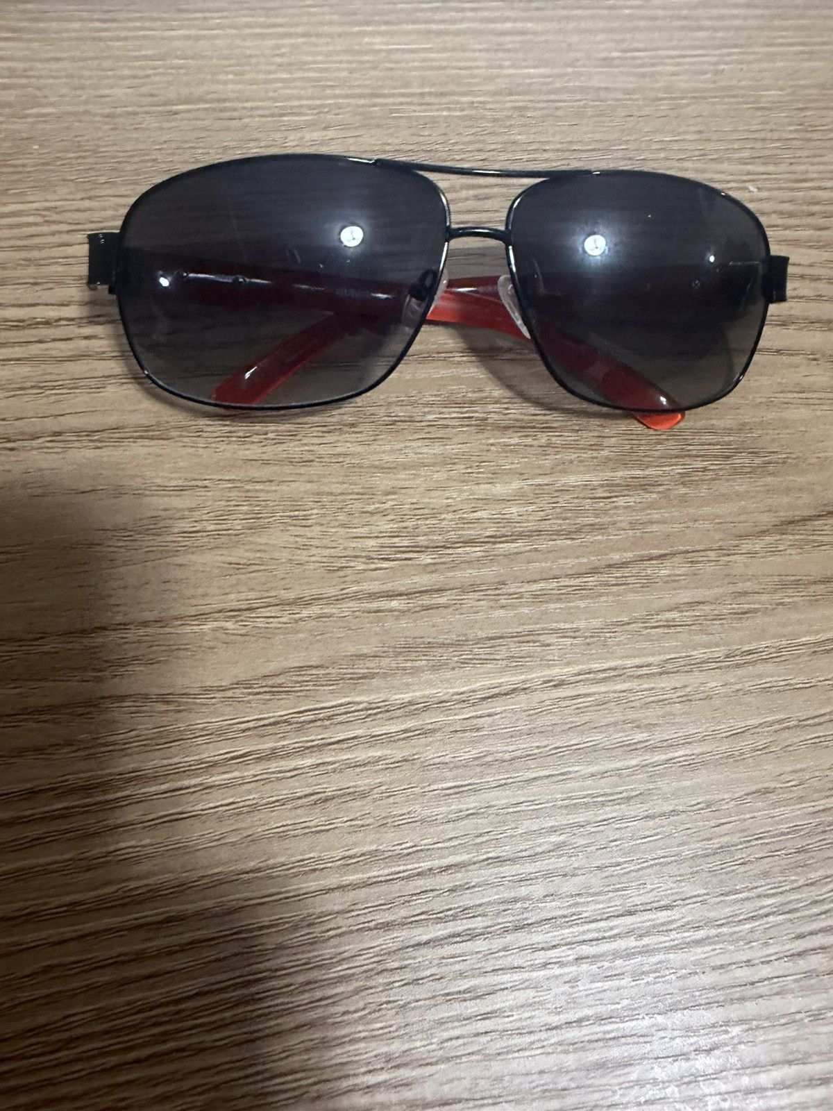 Guess GUESS MEN METAL NAVIGATOR SUNGLASSES Black Red Size ONE SIZE - 2 Thumbnail