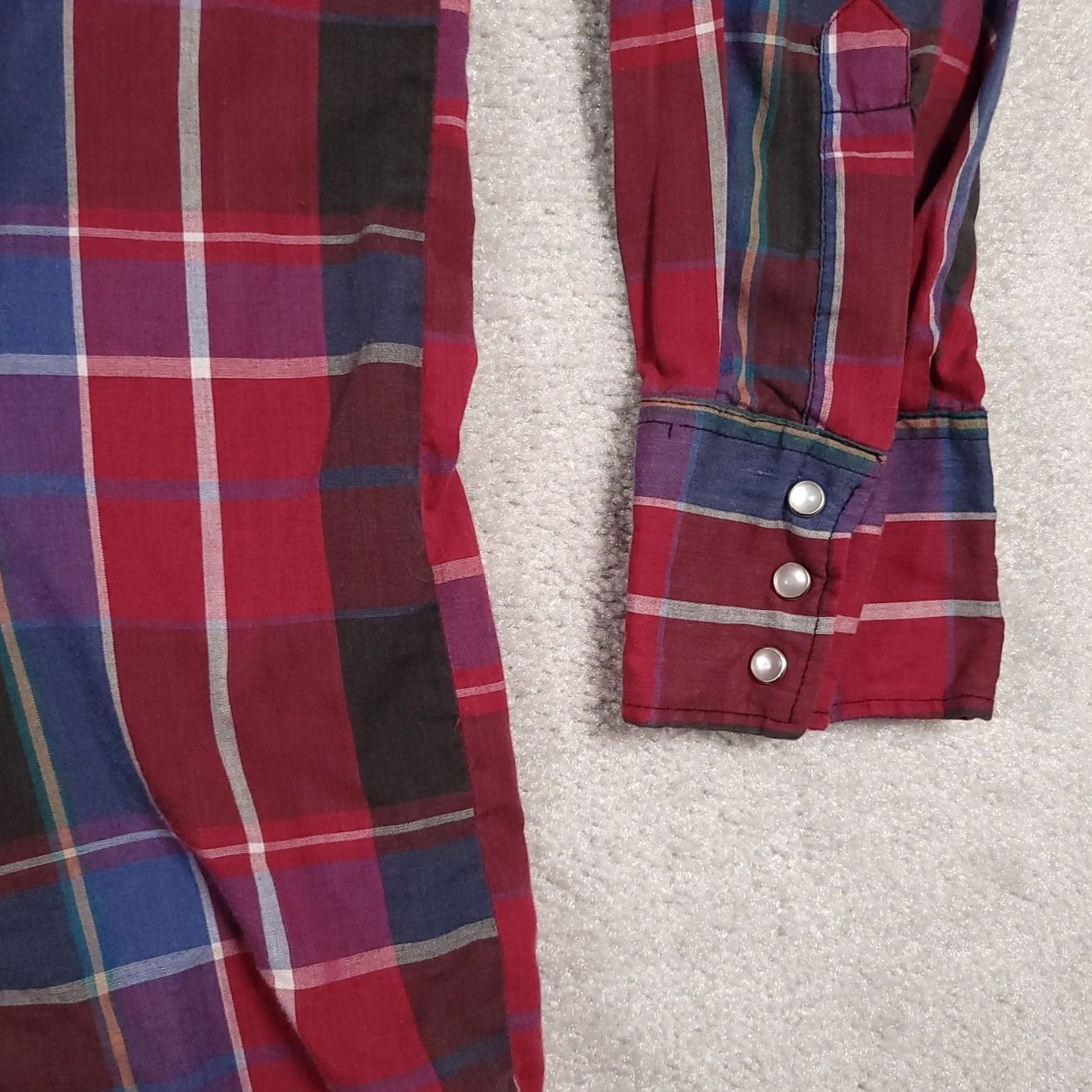 Vintage VINTAGE Western Pearl Snap Shirt Mens 3X Big Cowboy Plaid Youngbloods Rodeo Shirt Size US XXL / EU 58 / 5 - 5 Thumbnail