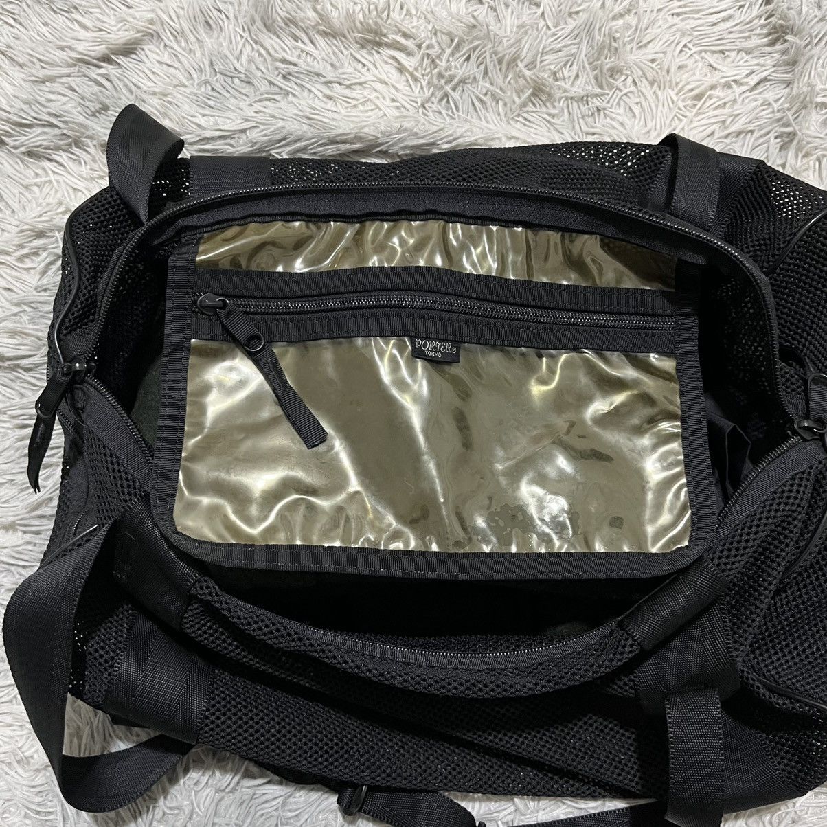Porter Porter Yoshida 2-Way Mesh Drum Boston Bag Size ONE SIZE - 8 Thumbnail