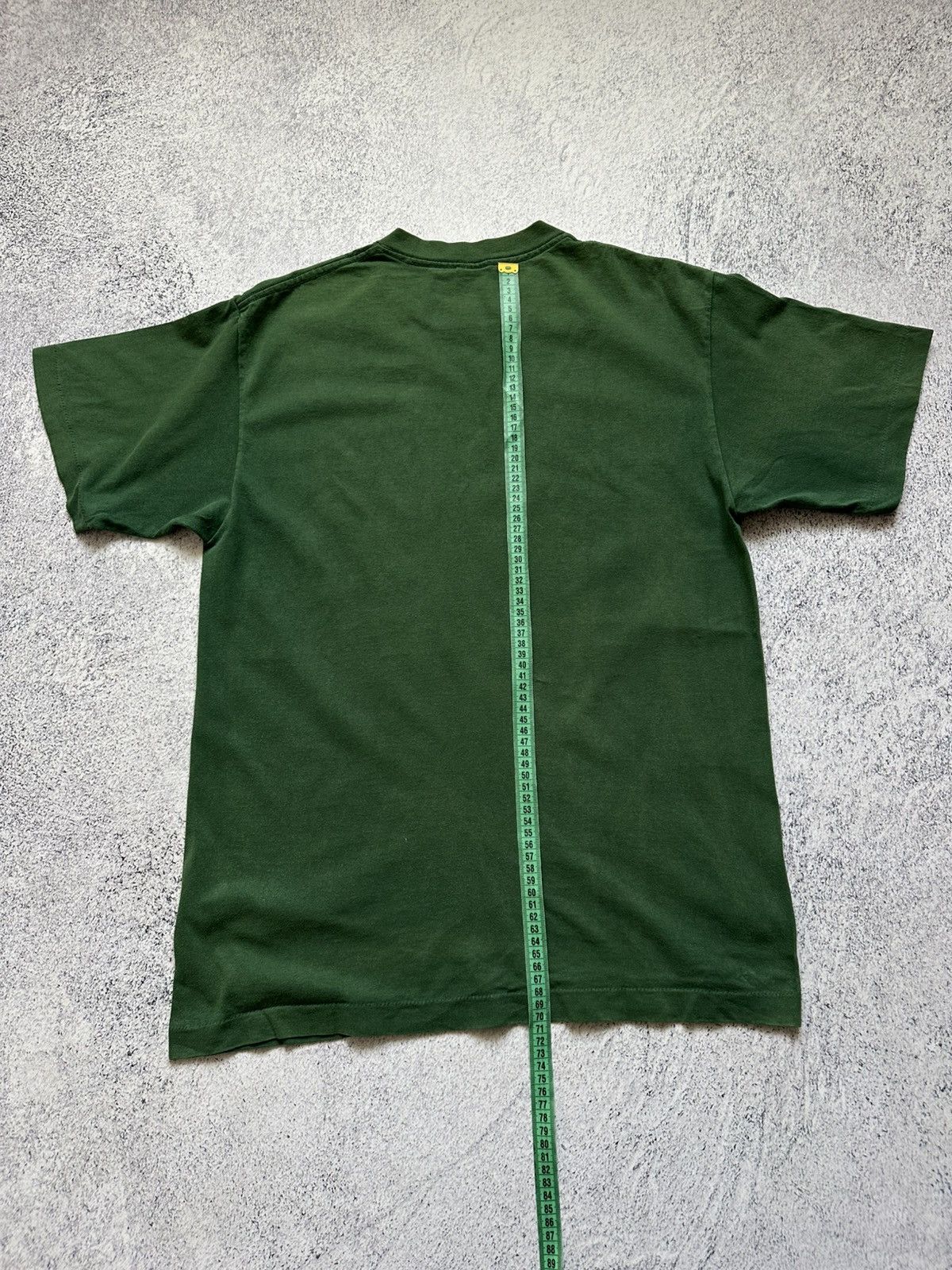 Stussy Vintage 1993-96 STUSSY Big Logo Green T-Shirt Made in USA Size US L / EU 52-54 / 3 - 12 Thumbnail