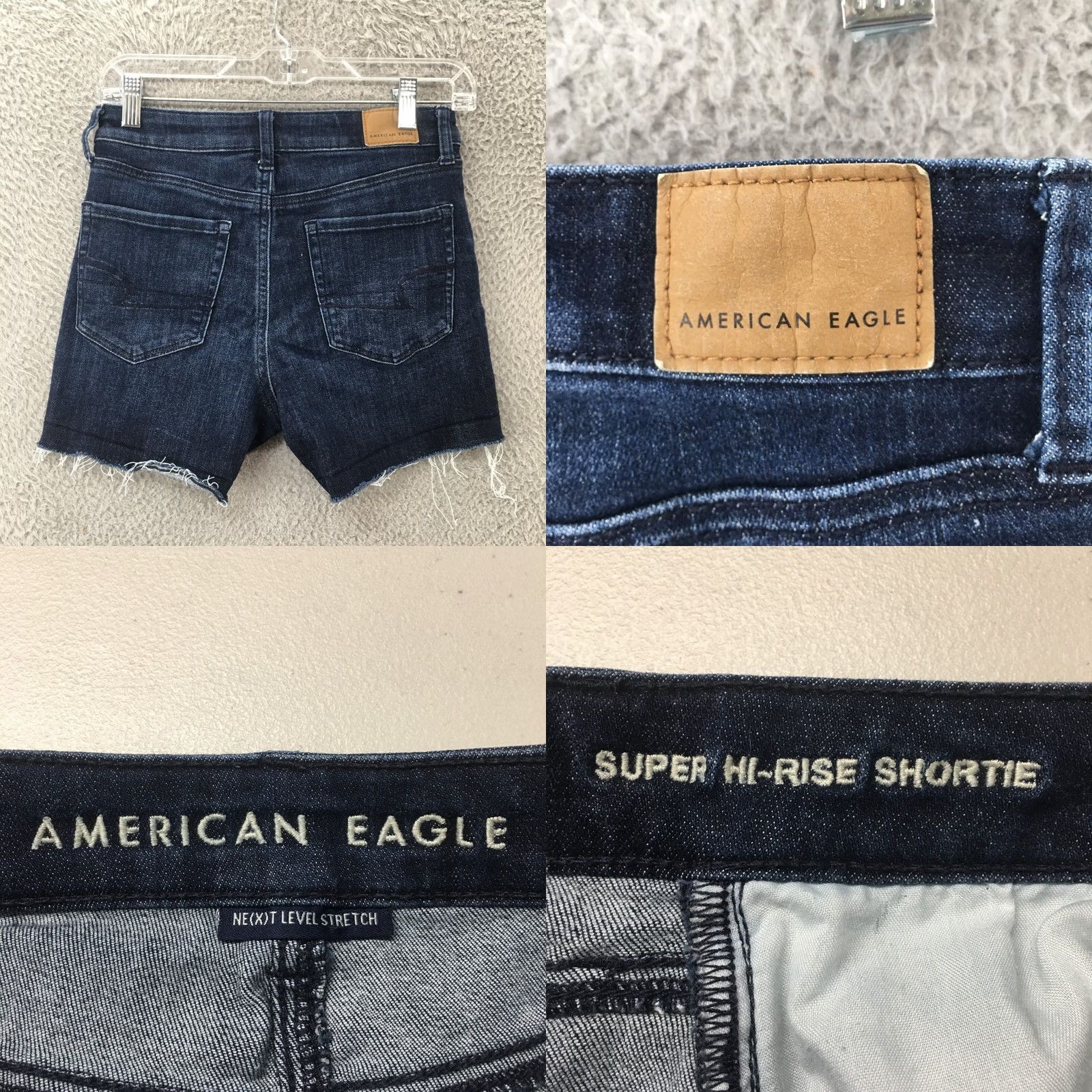 American Eagle Outfitters American Eagle Outfitters Shortie Cut Off Shorts Womens 4 Blue 5 Pockets Size 27" / US 4 / IT 40 - 8 Thumbnail