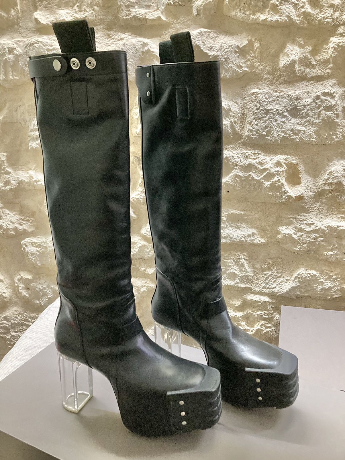 Rick Owens Pull on platform boots by Rick Owens | Grailed