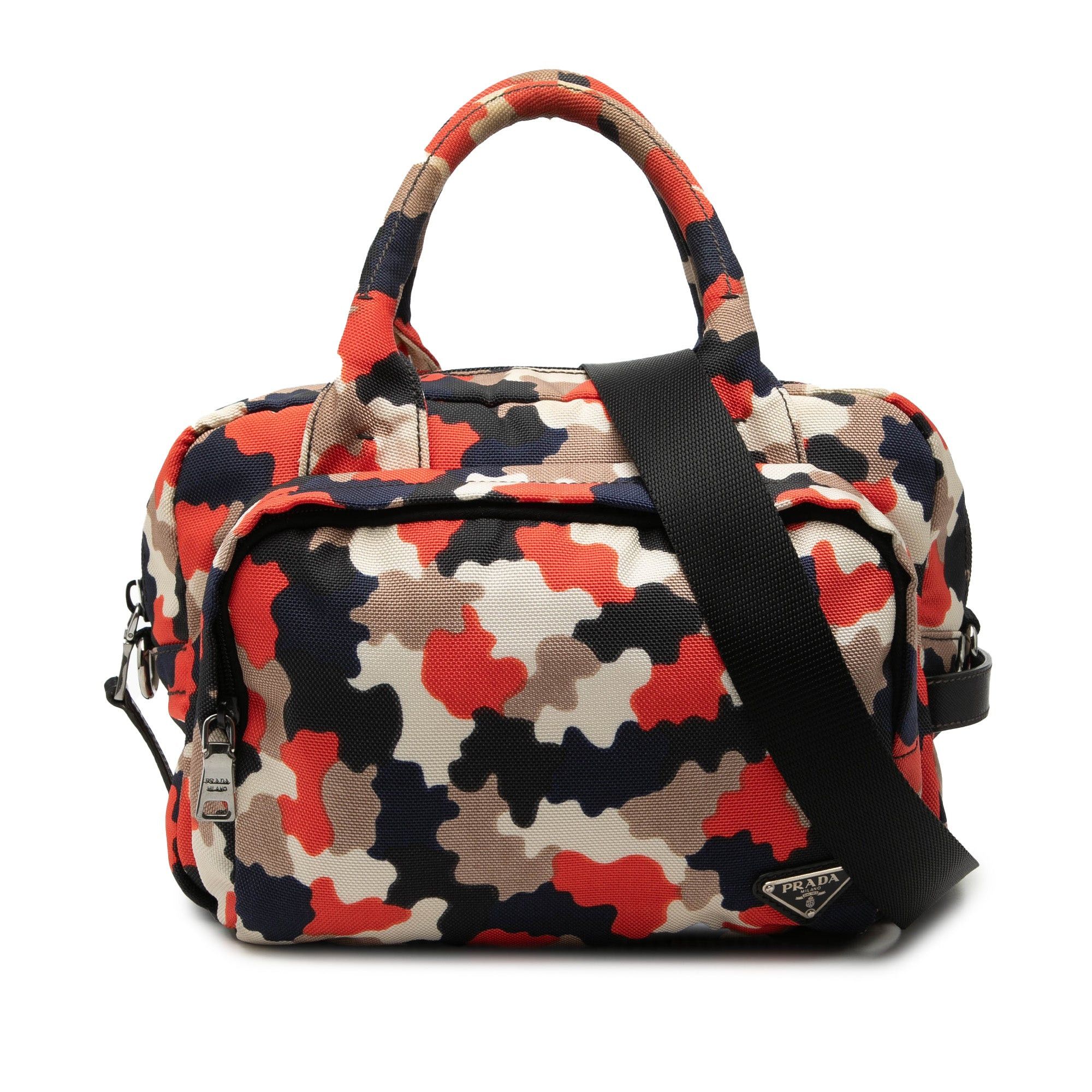Prada Canvas Camouflage Cordura Satchel Size ONE SIZE - 1 Thumbnail