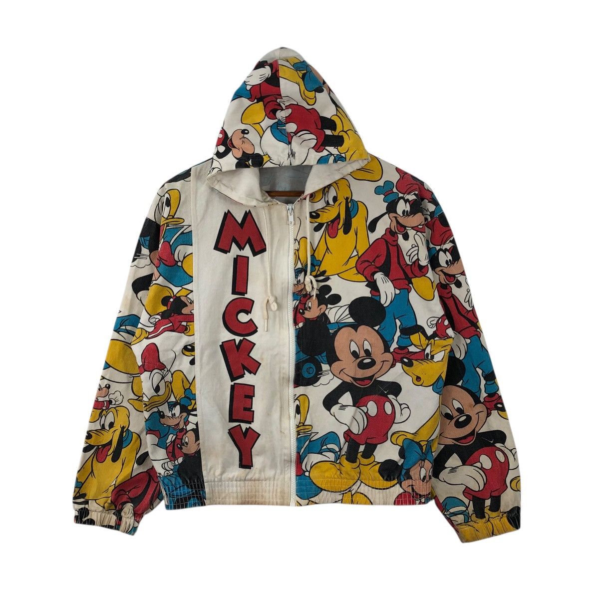 Mickey Mouse Vintage MICKEY MOUSE FULLPRINT Elfstone Design Light Jacket Size US XS / EU 42 / 0 - 1 Thumbnail