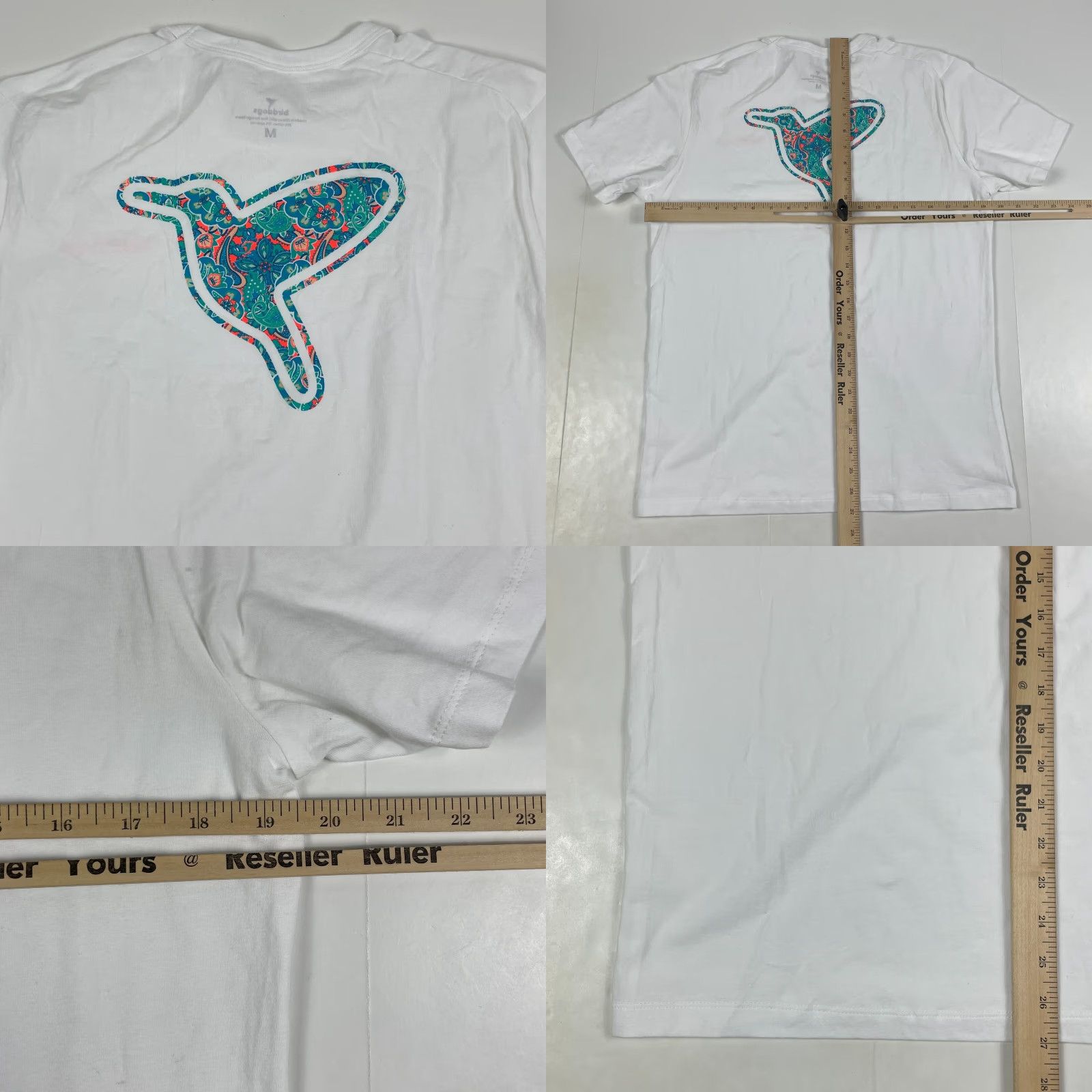 Vintage Birddogs Shirt Mens M White Short Sleeve Crew Neck Stretch Outdoor Logo T-Shirt Size US M / EU 48-50 / 2 - 8 Thumbnail