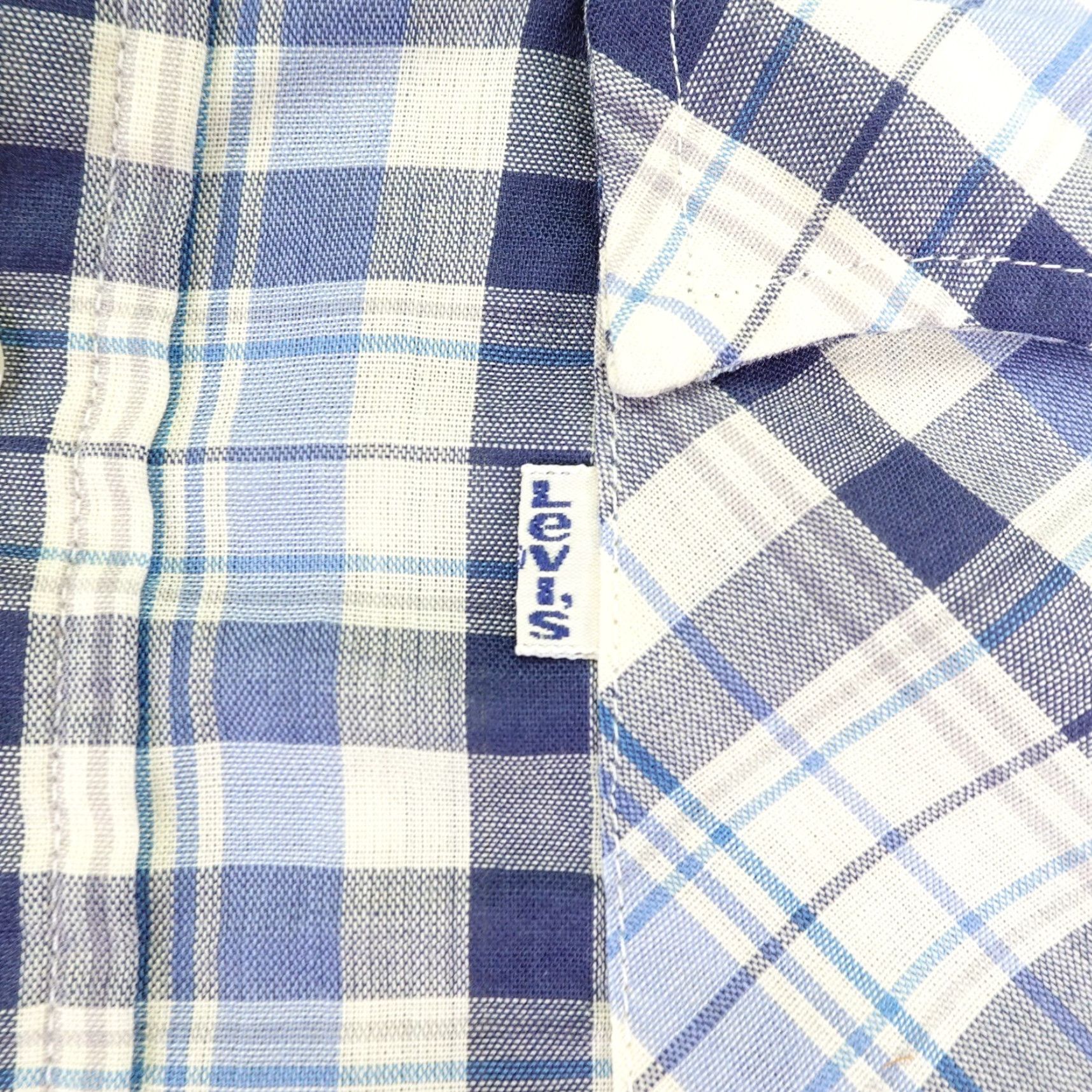 Levi's VINTAGE Levi's Shirt Mens XL White Plaid Button-Up 90s Lightweight Casual Western Cowboy Size US XL / EU 56 / 4 - 4 Thumbnail