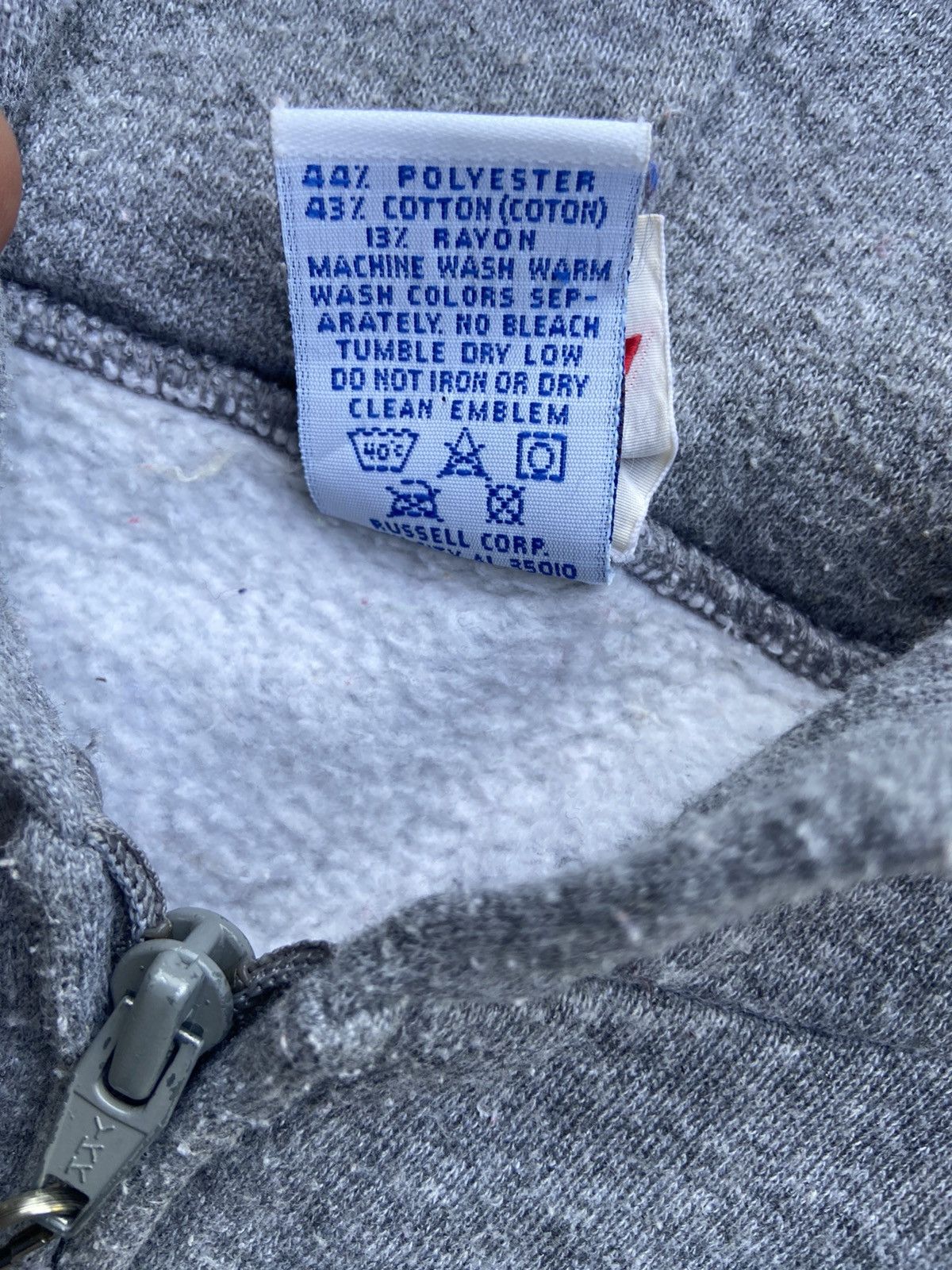 Avirex RARE Vintage 90’s Russell Athletic x Avirex Zipper Hoodie Size US L / EU 52-54 / 3 - 5 Thumbnail