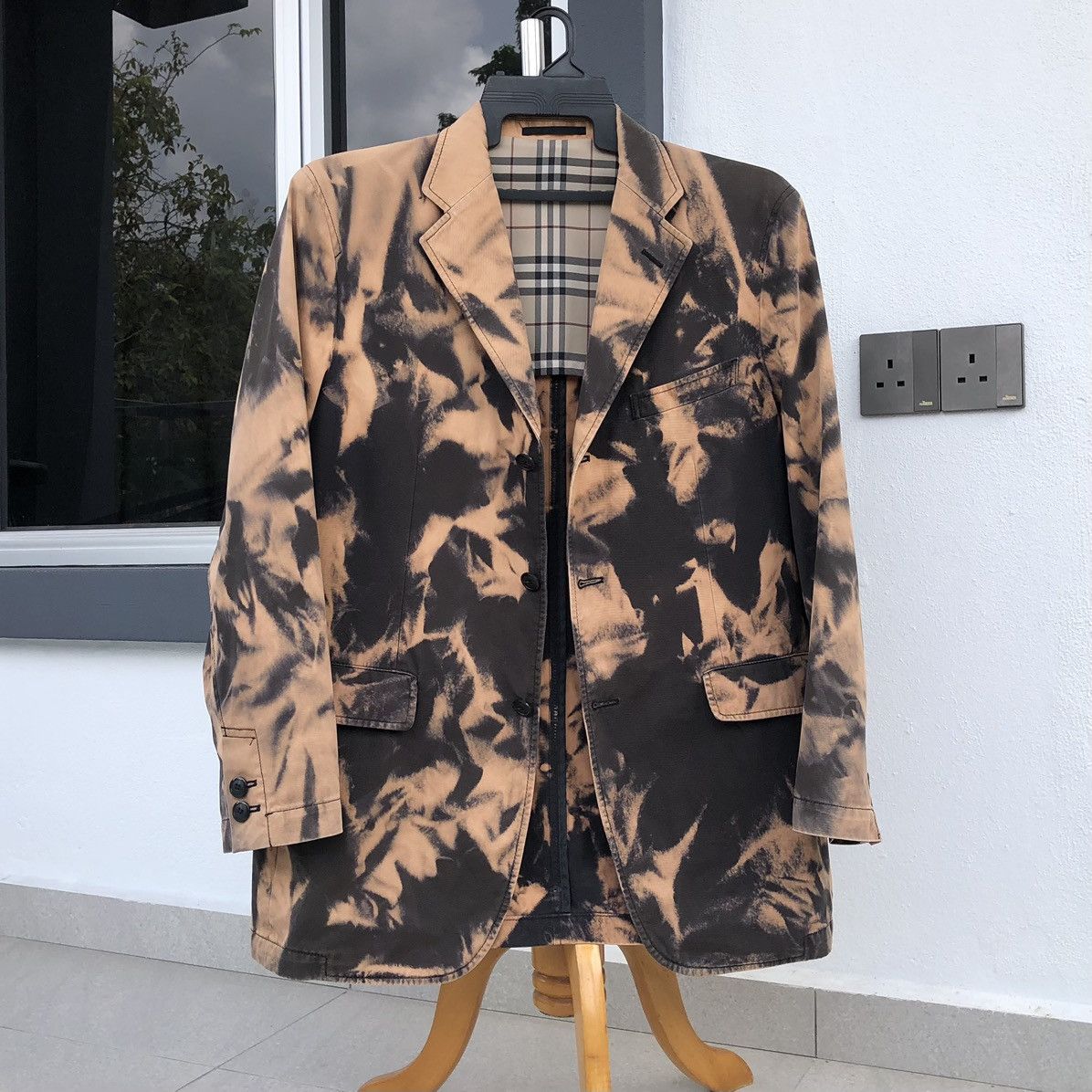 Burberry Burberry Black Label Tie Dye Blazer / Jacket Size US M / EU 48-50 / 2 - 3 Thumbnail