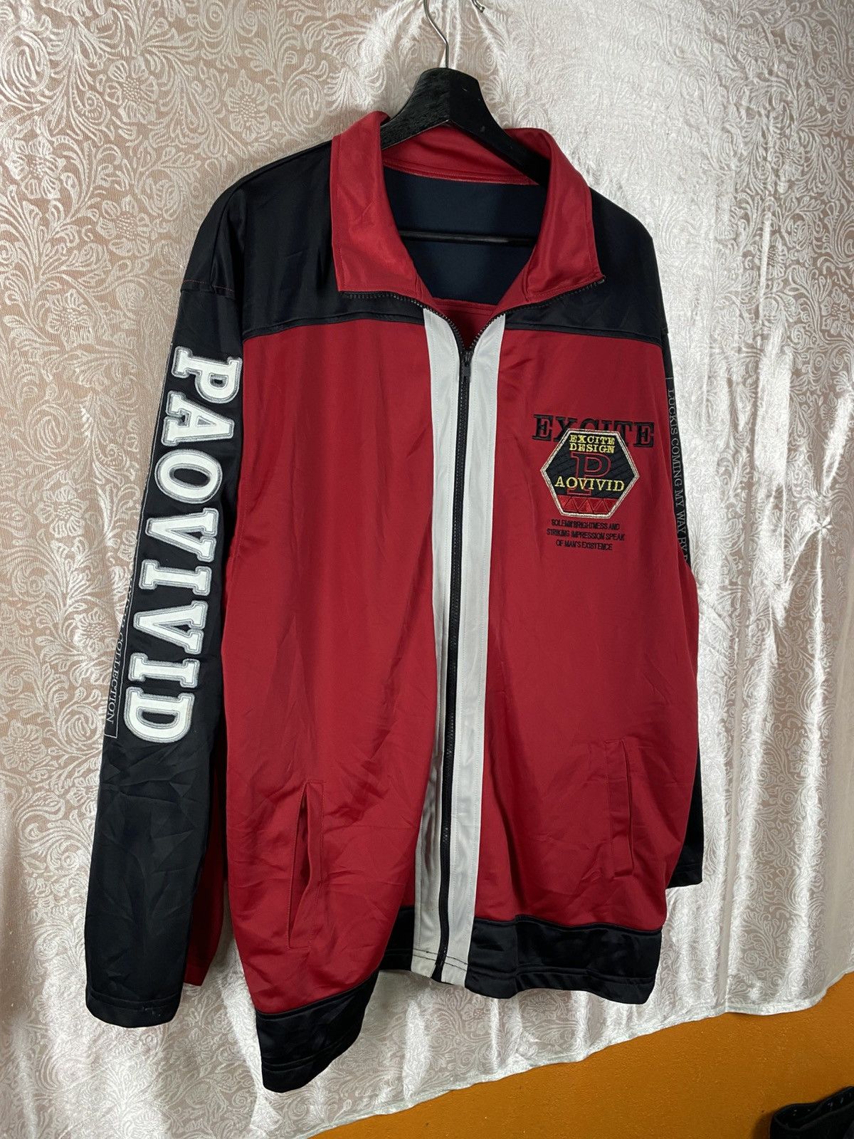 Vintage Vintage Paovivid Excite Design Racing ZipUp Motorsport Style Size US L / EU 52-54 / 3 - 5 Thumbnail