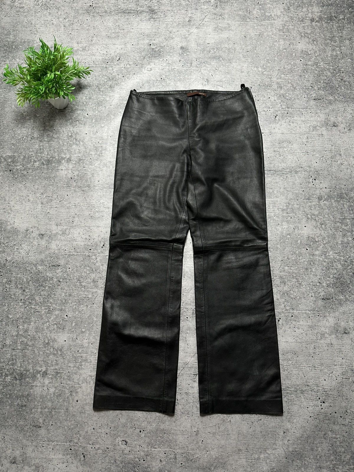 Bally Vintage Bally LAMB Riding Lined Leather Pants Size 30" / US 8 / IT 44 - 3 Thumbnail