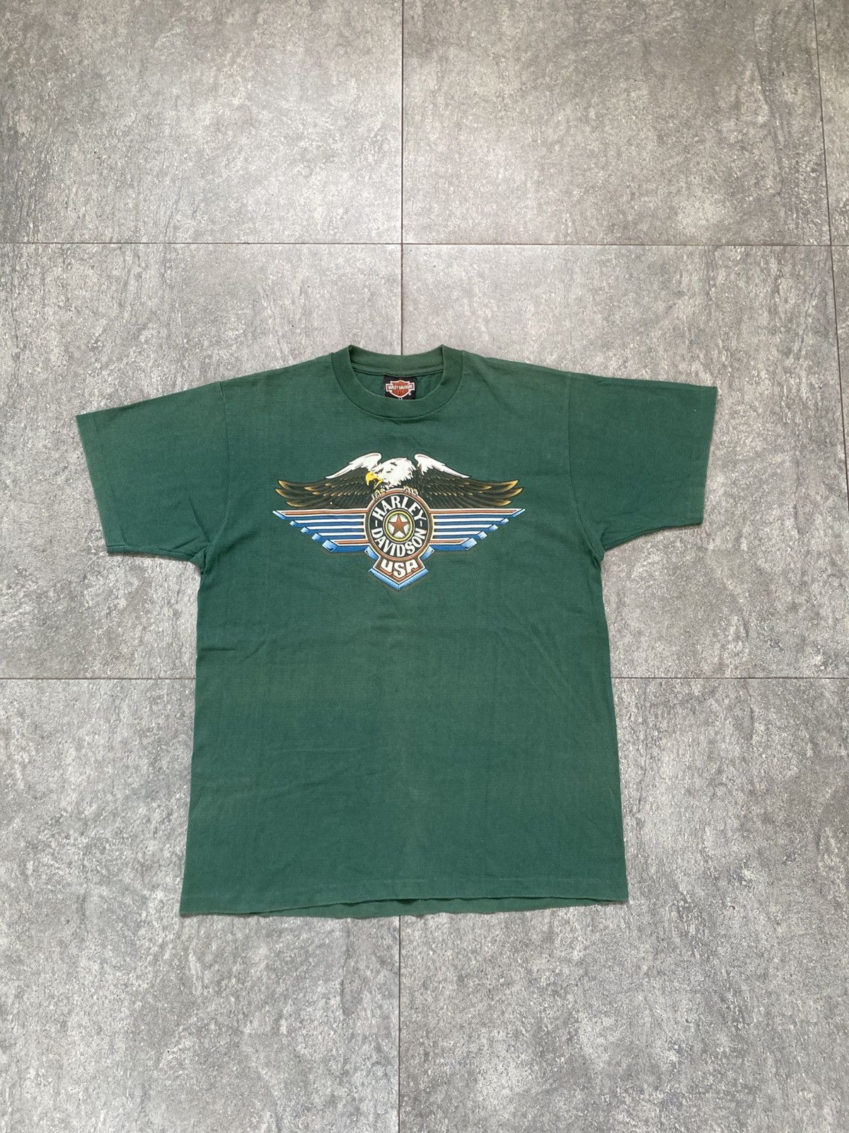 Harley Davidson Vtg 90's Harley davidson USA Single stitch Size US M / EU 48-50 / 2 - 1 Thumbnail