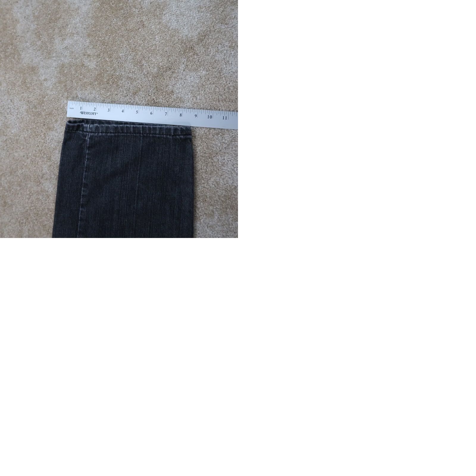 Levi's Levi's 505 Regular Fit Straight Leg Denim Jeans Men 38x30 Black Denim Jeans Size US 38 / EU 54 - 9 Thumbnail