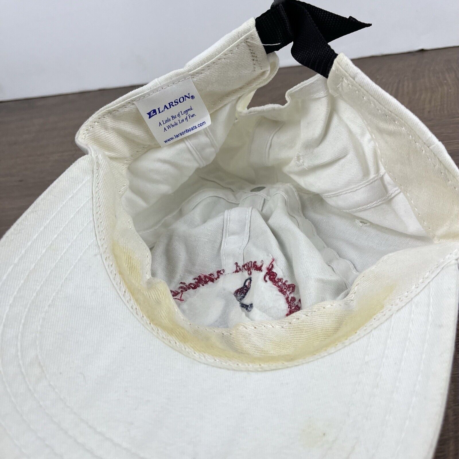 Other Larson Hat Larson Adjustable Hat White Hat Adjustable White Size ONE SIZE - 14 Thumbnail