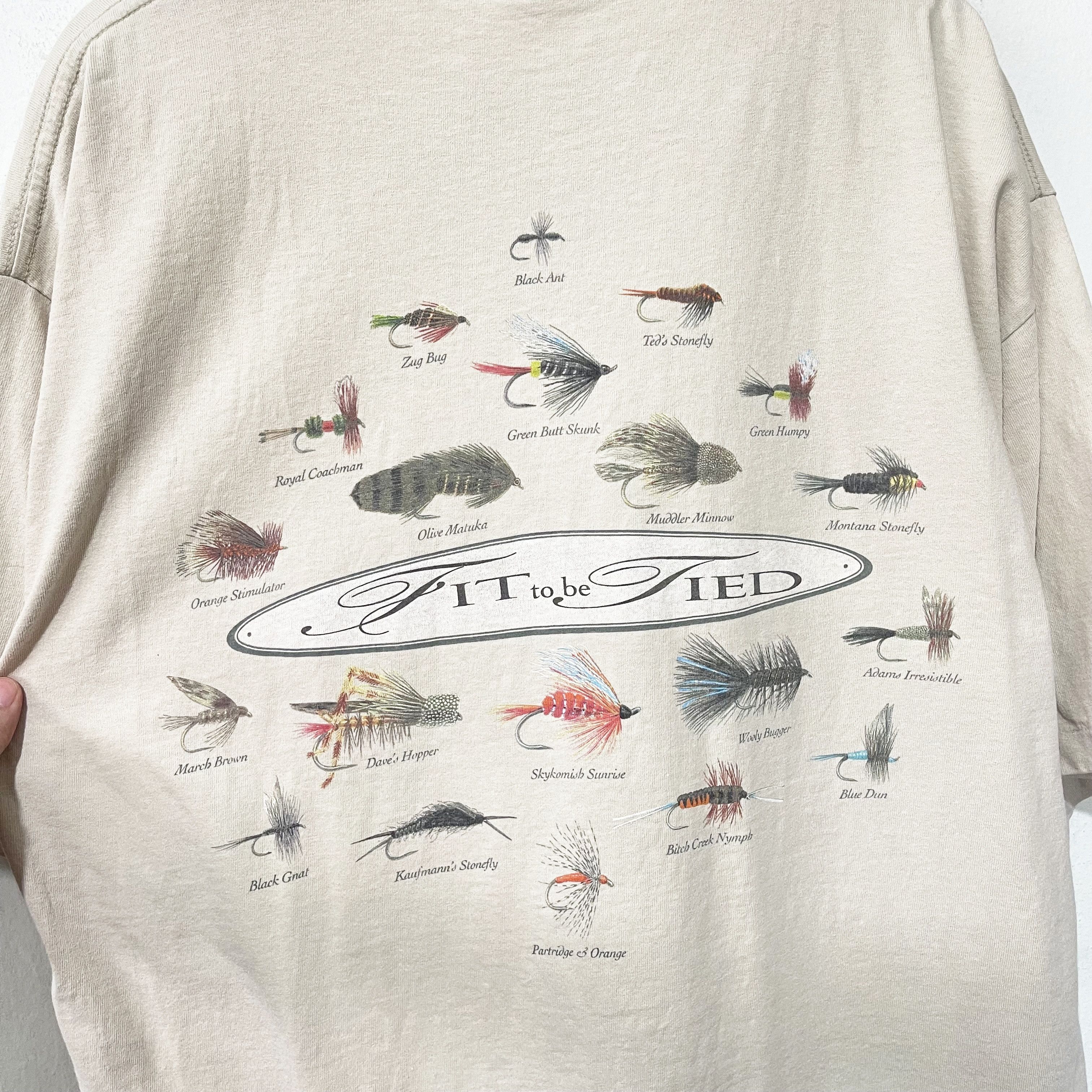 Columbia Vintage 90s Columbia Fly Fishing T-Shirt Size US L / EU 52-54 / 3 - 2 Thumbnail