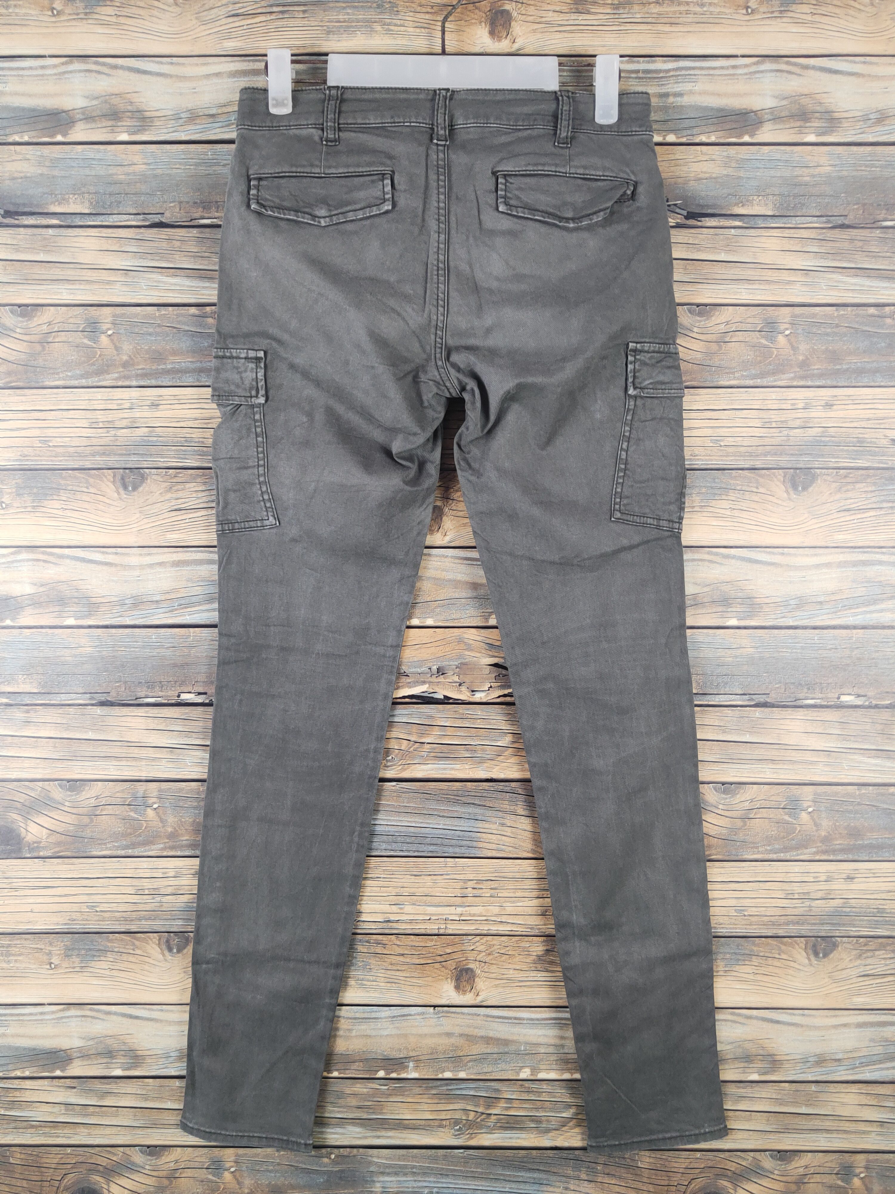 Japanese Brand DL Uniqlo Dark Olive Multipocket Cargo Pants #2146 Size 27" / US 4 / IT 40 - 7 Thumbnail
