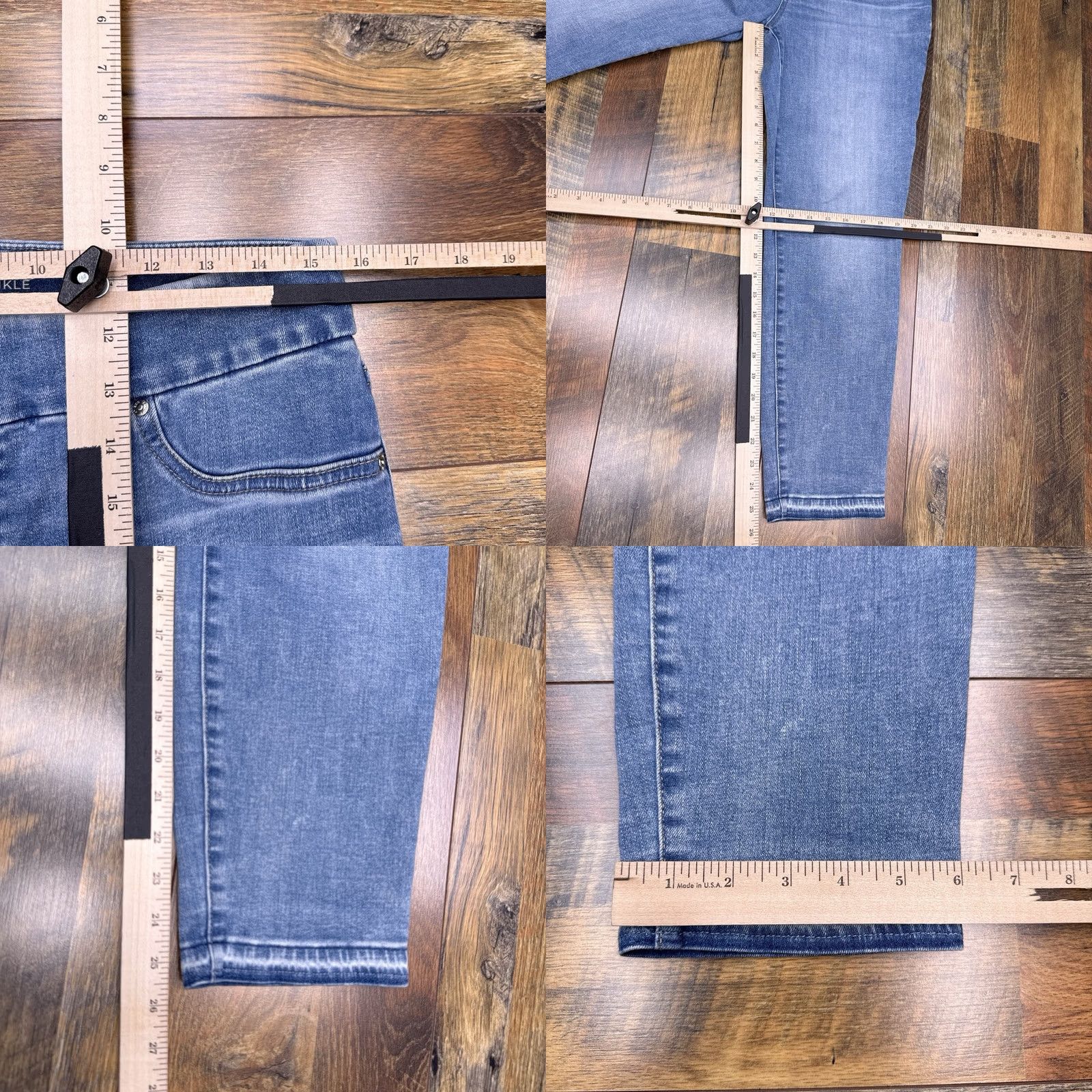 Vintage Chicos Jeans Ankle Womens 1R Slim Mid Rise Stretch Denim 5-Pocket Logo Blue Size 25" / US 0 / IT 36 - 8 Thumbnail